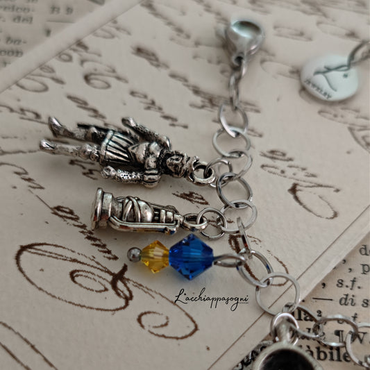Bracciale multicharms "Beauty & the Beast"