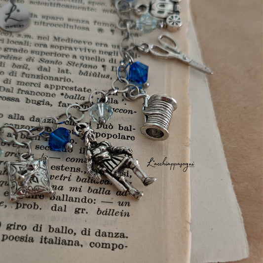 Bracciale multicharms "Cinderella"