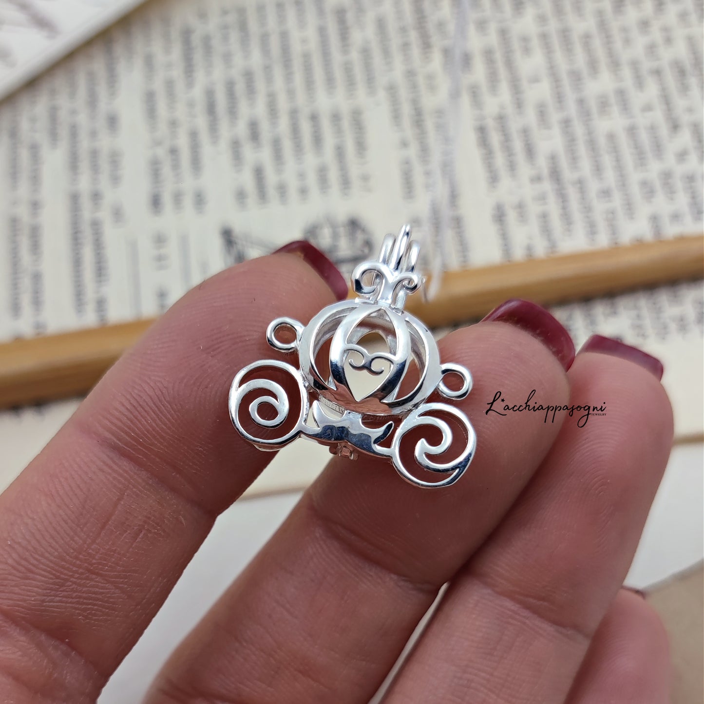 Cinderella "Pumpkin Carriage" Necklace