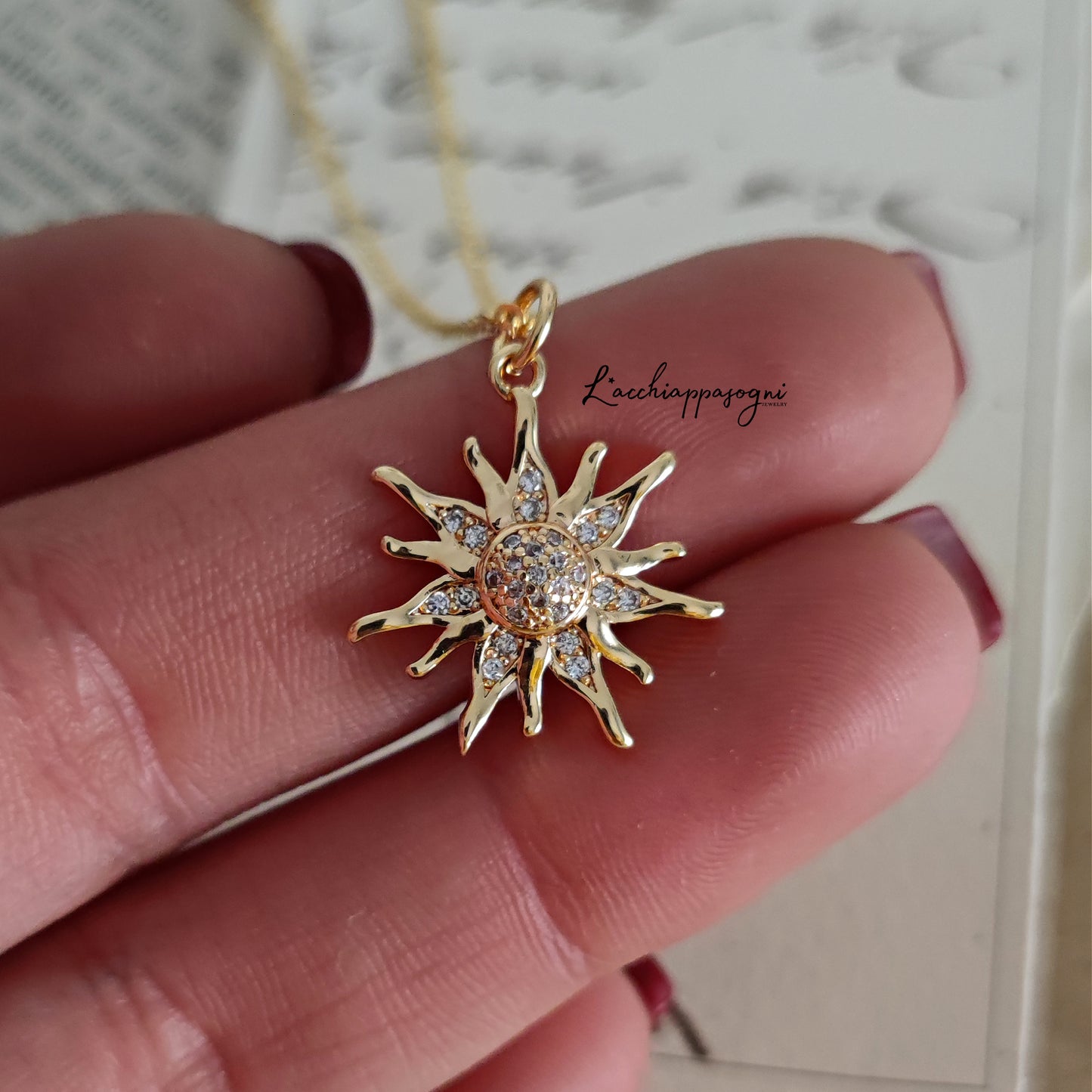 Collana sole Sunburst