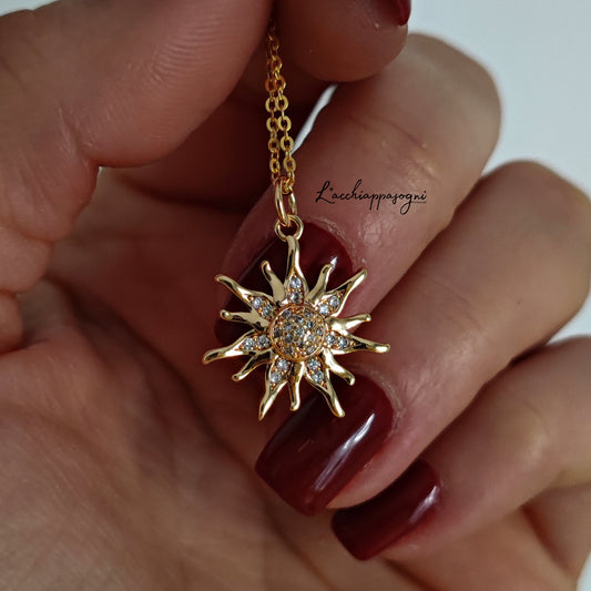 Collana sole Sunburst