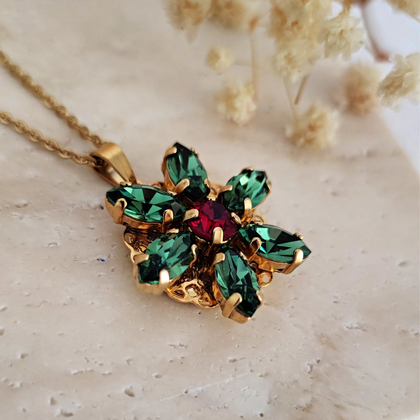 Anastasia Inspired Together In Paris Engraved Necklace ERINITE M