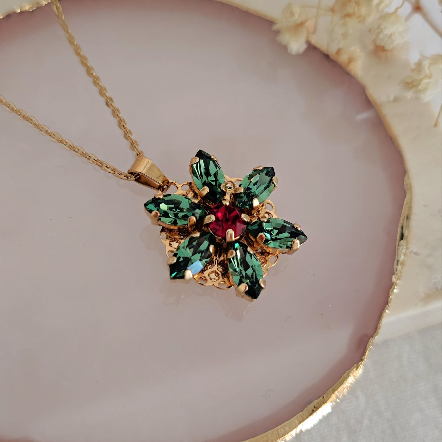 Anastasia Inspired Together In Paris Engraved Necklace ERINITE M