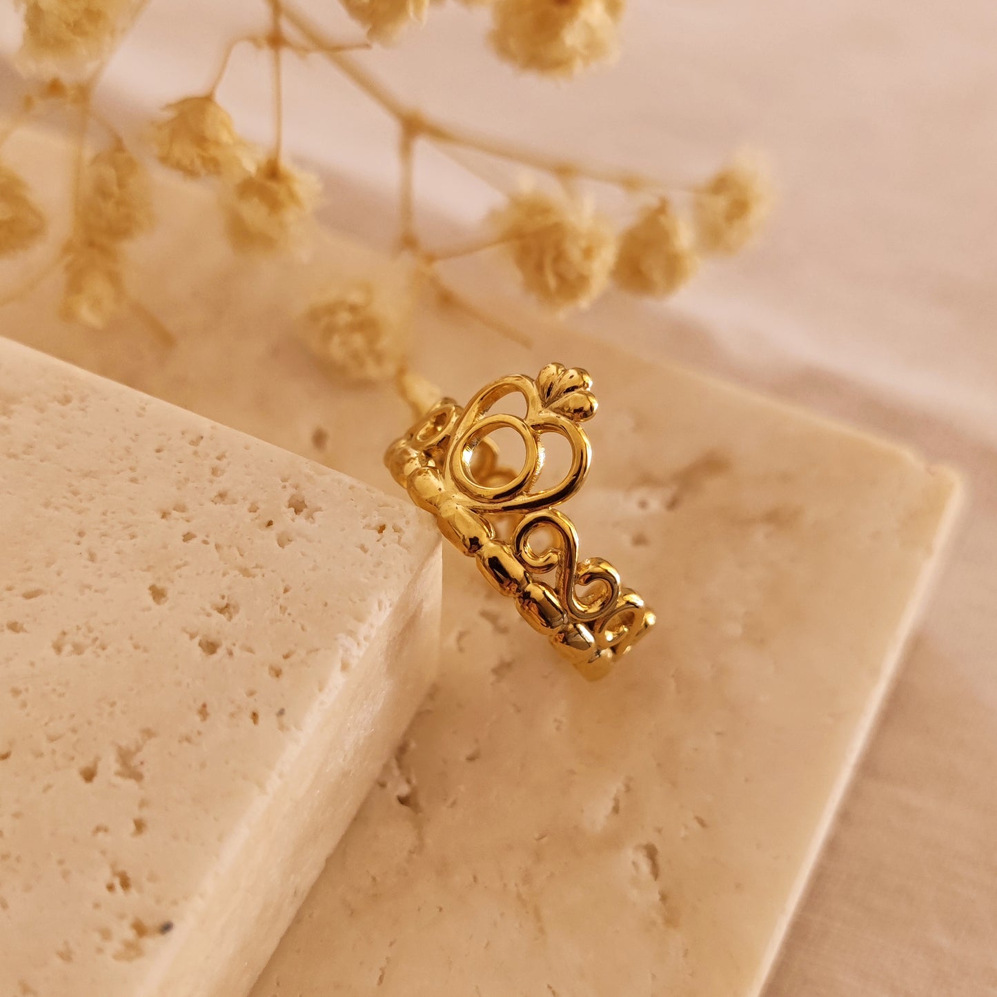 Anello "Heart Crown"