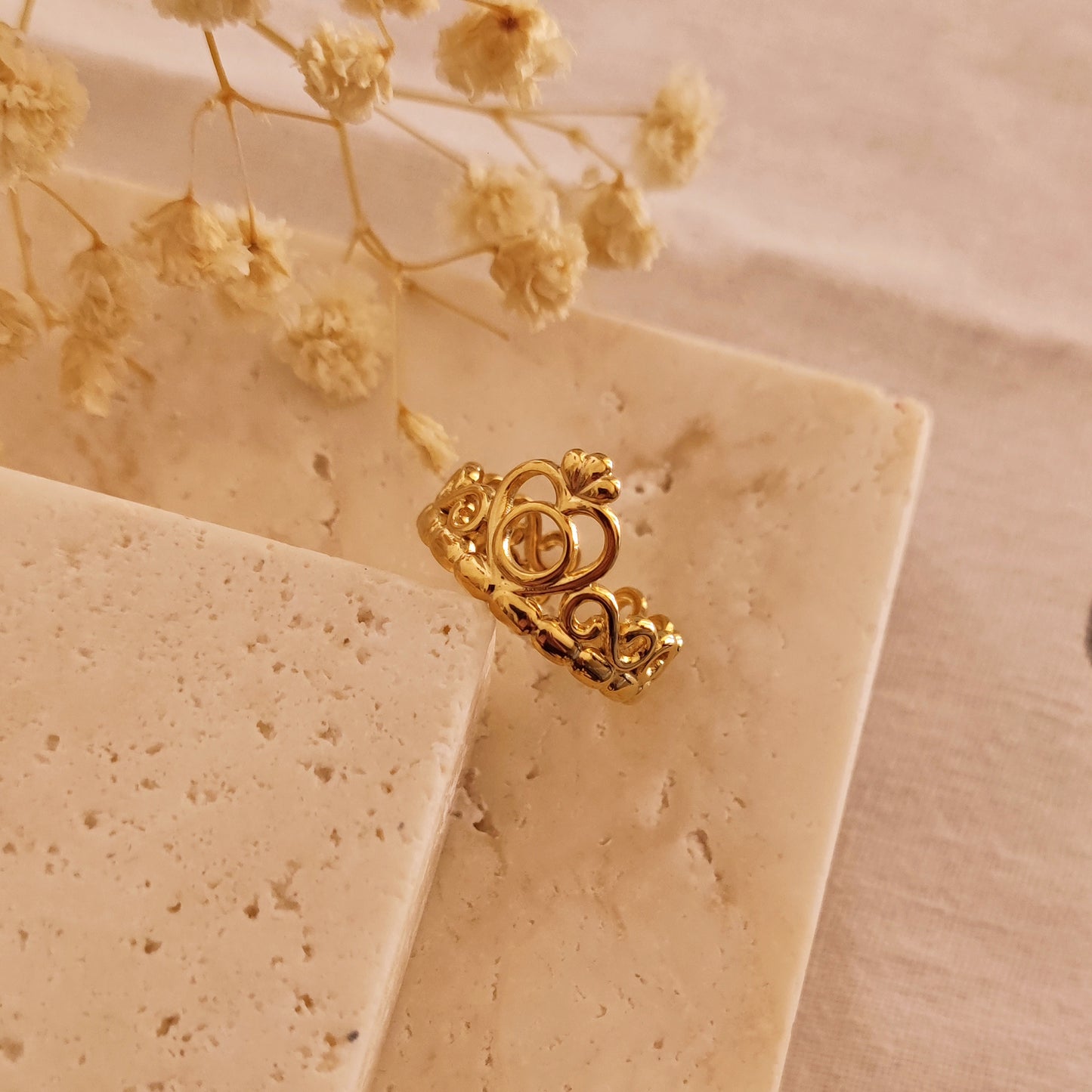 Anello "Heart Crown"