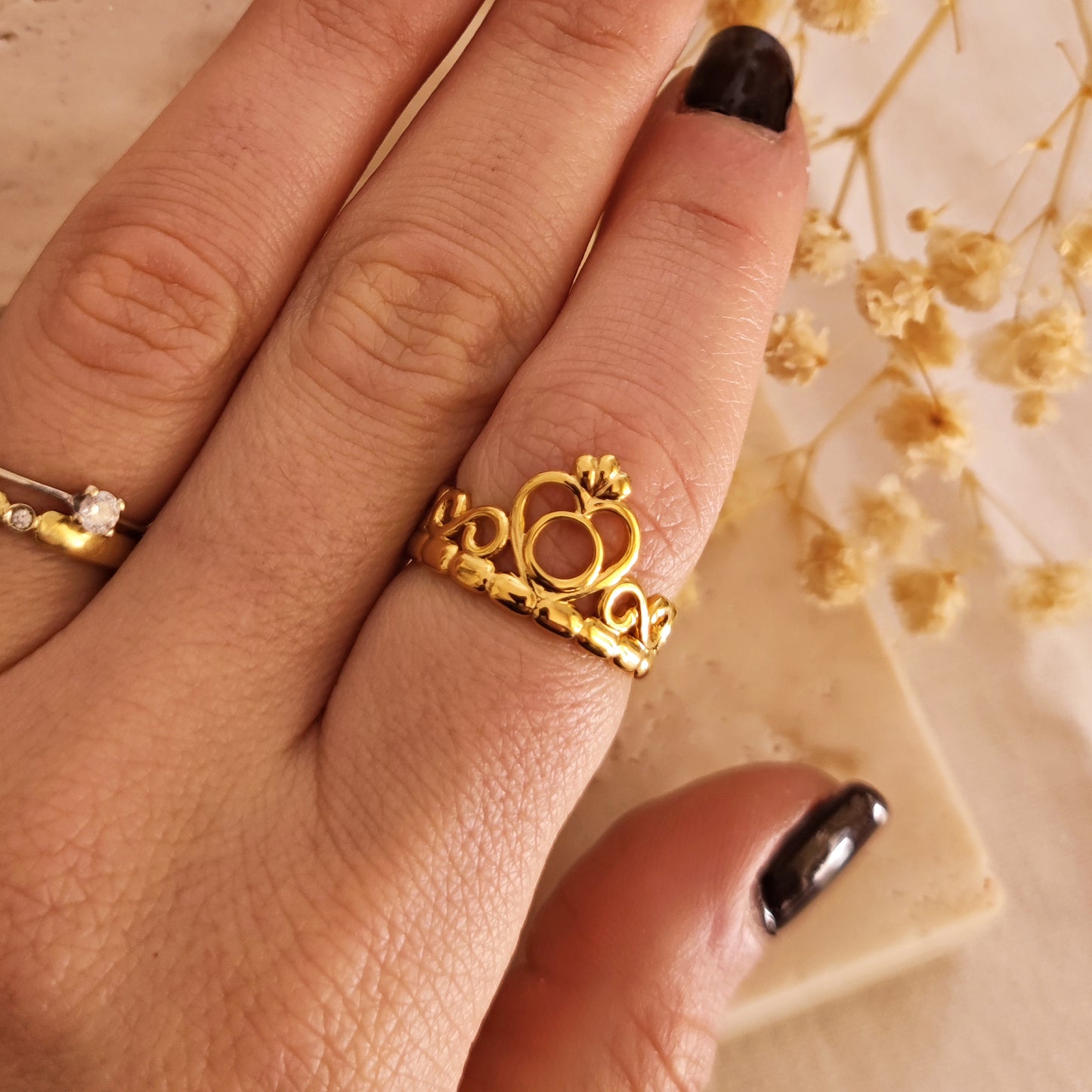 Anello "Heart Crown"