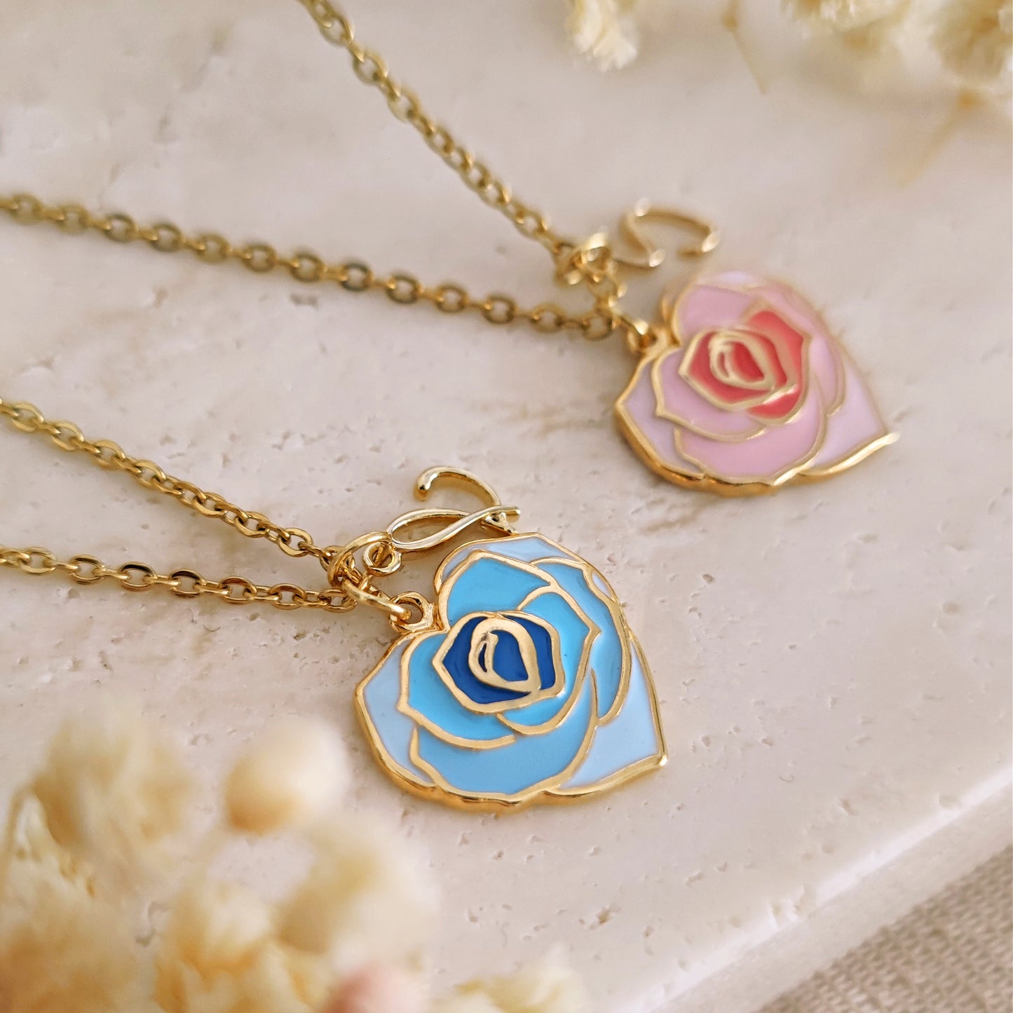 Collana "Bloom" con iniziale