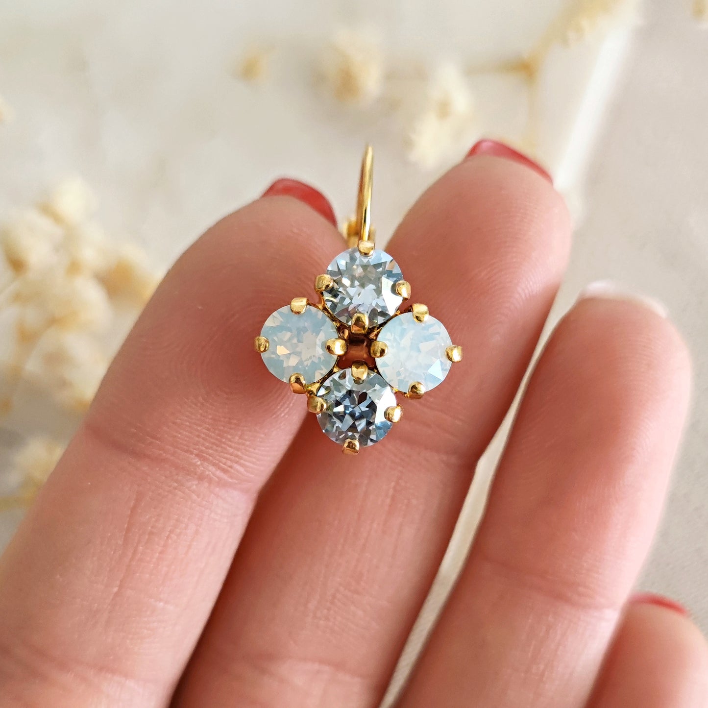 Orecchini Lever Back e Cristalli "Georgiana"