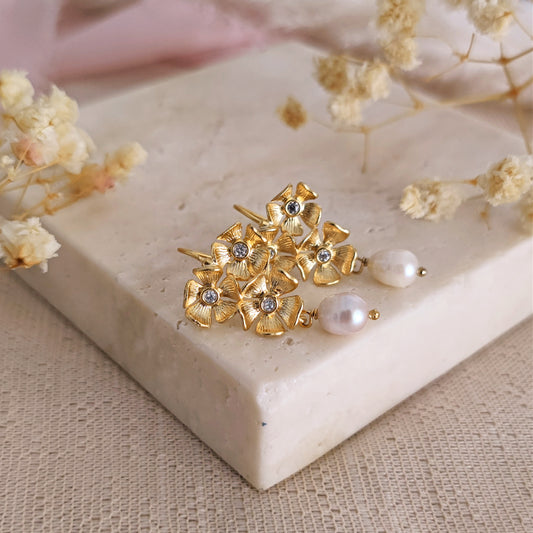 Orecchini Floreali Bouquet "Giselle"