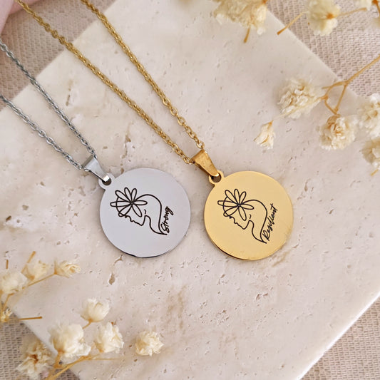 Collana "Eva" con incisione personalizzata Festa della Donna