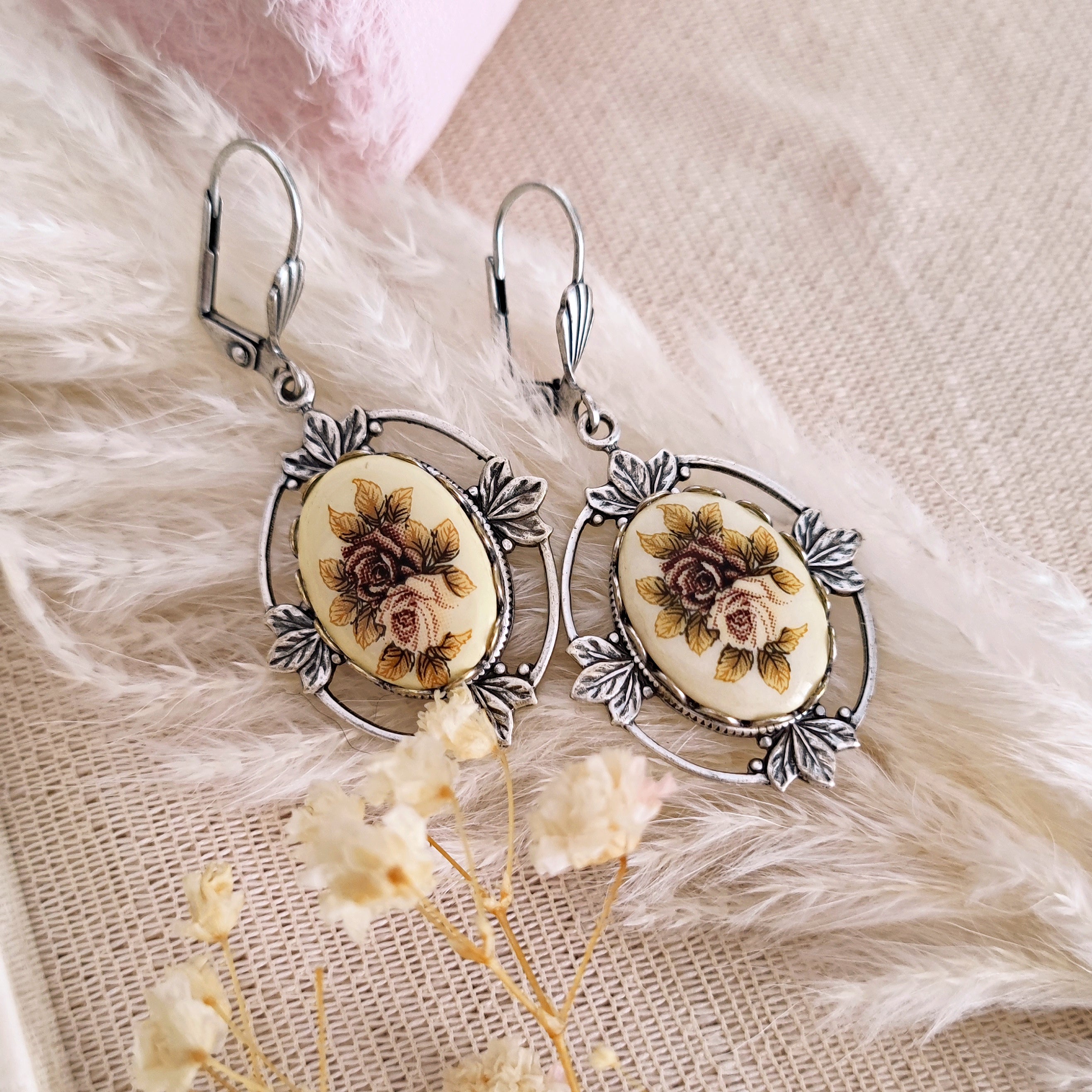 Unique NewArt - Orecchini Lunghi Donna In Argento 925 A Forma Di Foglia, 46 Mm - Ipoallergenici, Senza Nichel, Punzonati. Eleganti E Oscillanti, Perfetti Per Ogni Occasione. Con Sacchetto In Velluto E Panno Per La Pulizia Incluso.