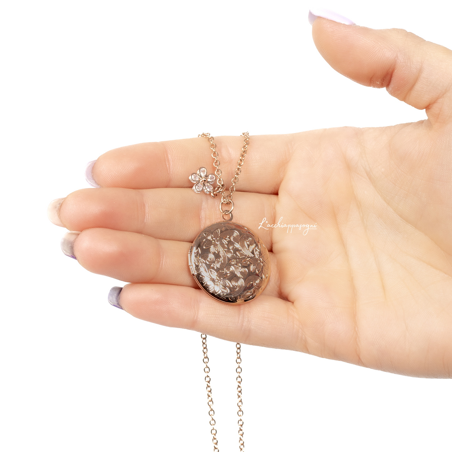 Collana locket apribile "In My Garden"