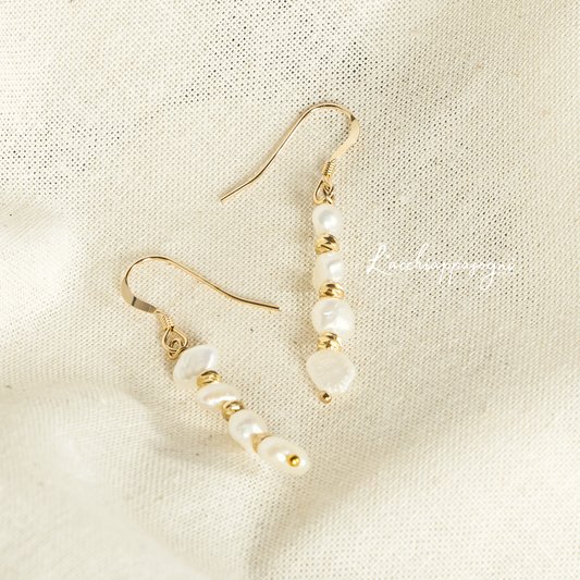 Orecchini lunghi "Peppery"