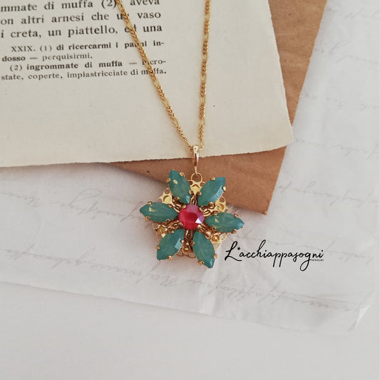 Collana Anastasia con incisione Together in Paris PACIFIC OPAL M