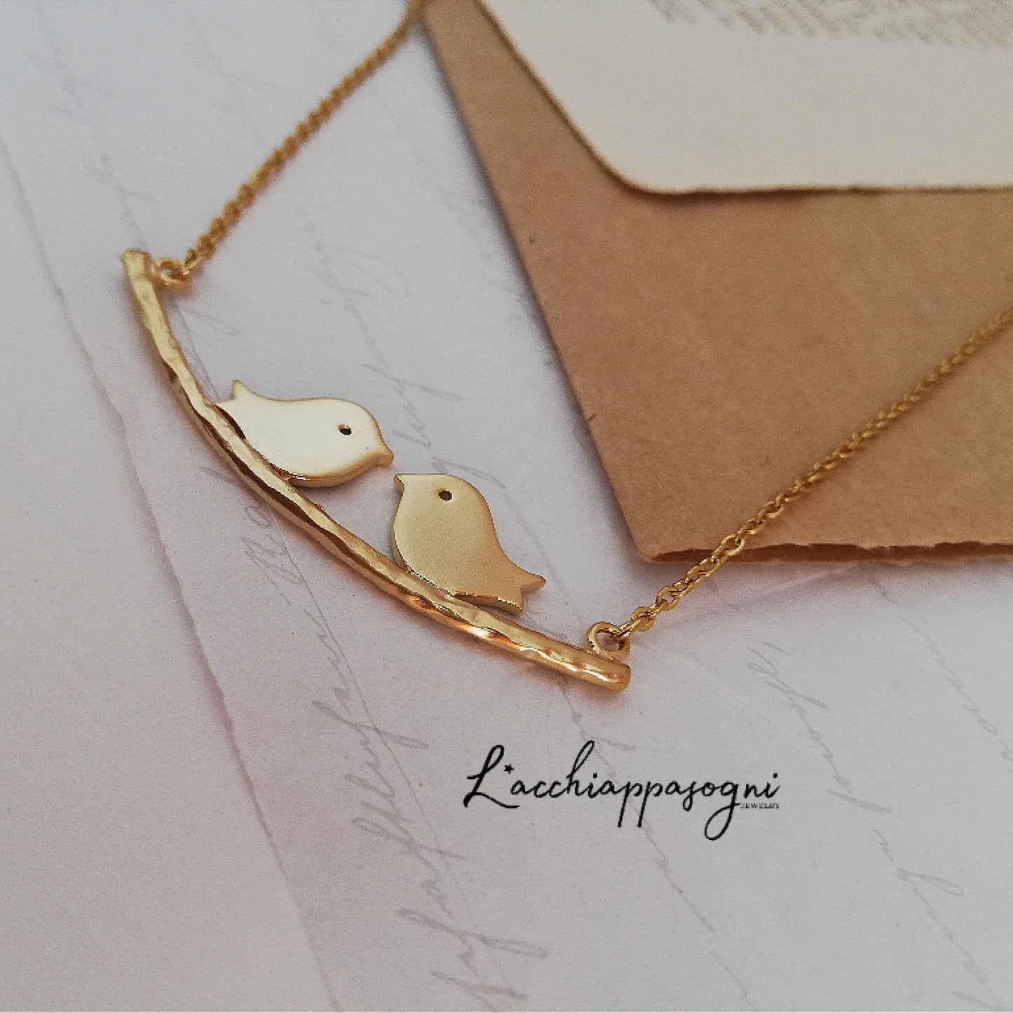 Birds on a Branch Necklace