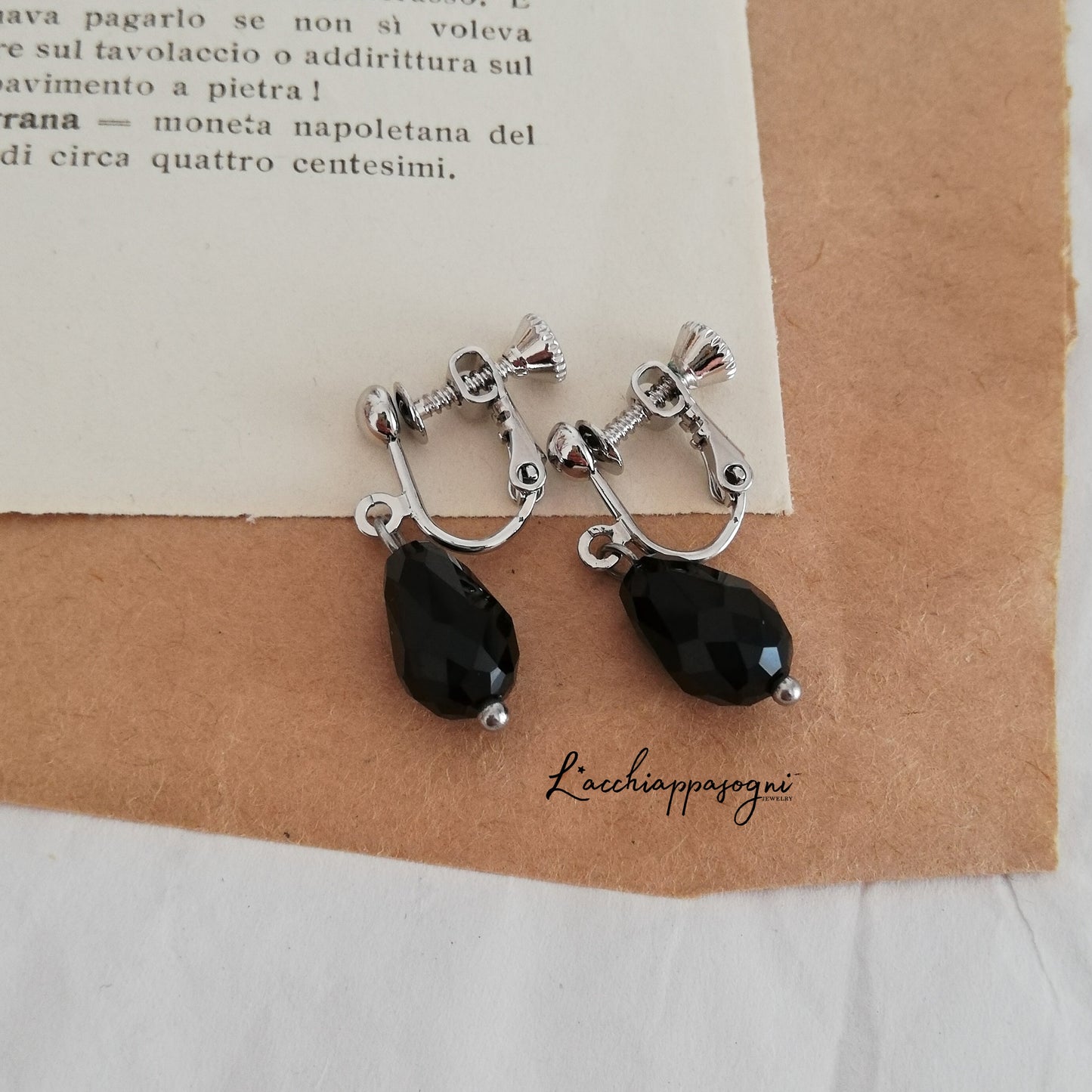 Captain Hook Pirate Teardrops Earrings