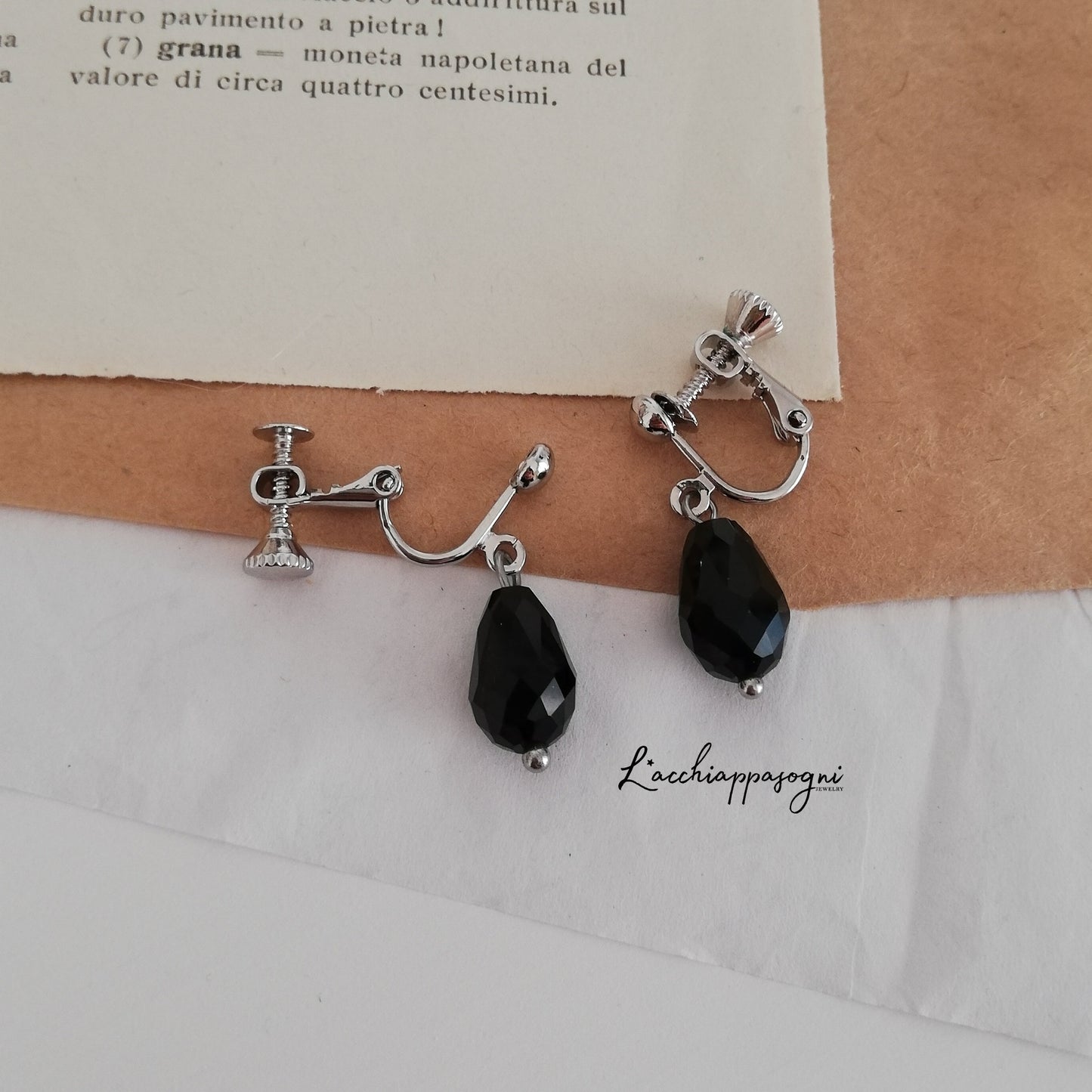 Captain Hook Pirate Teardrops Earrings