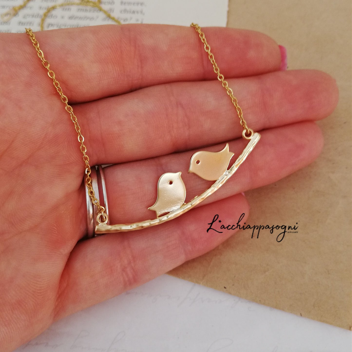 Birds on a Branch Necklace