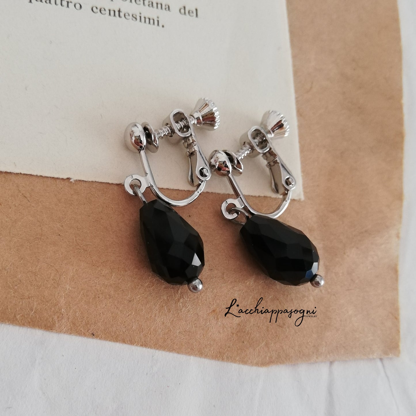 Captain Hook Pirate Teardrops Earrings