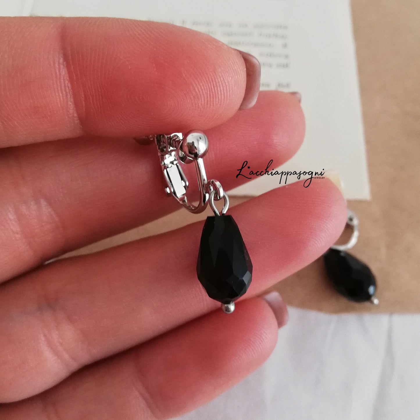 Captain Hook Pirate Teardrops Earrings