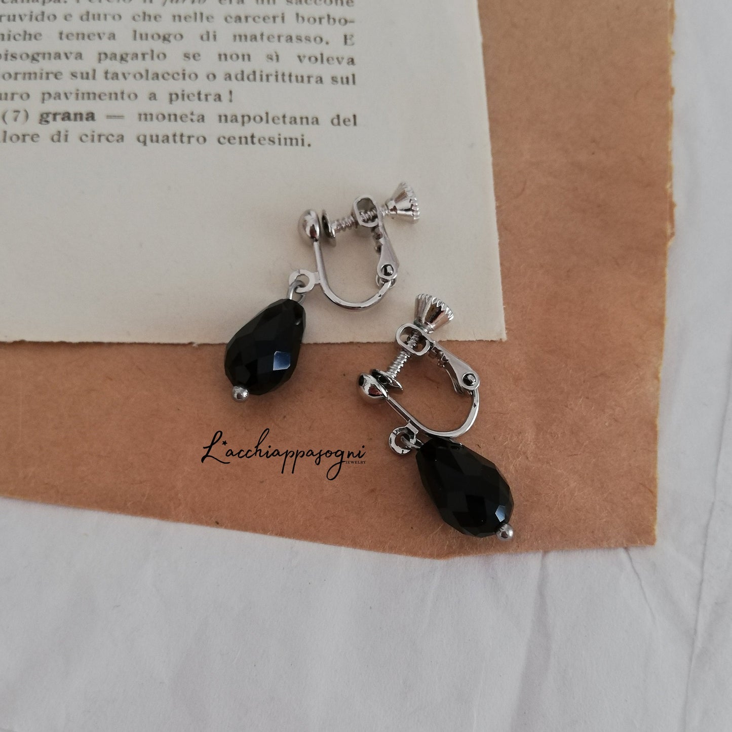 Captain Hook Pirate Teardrops Earrings