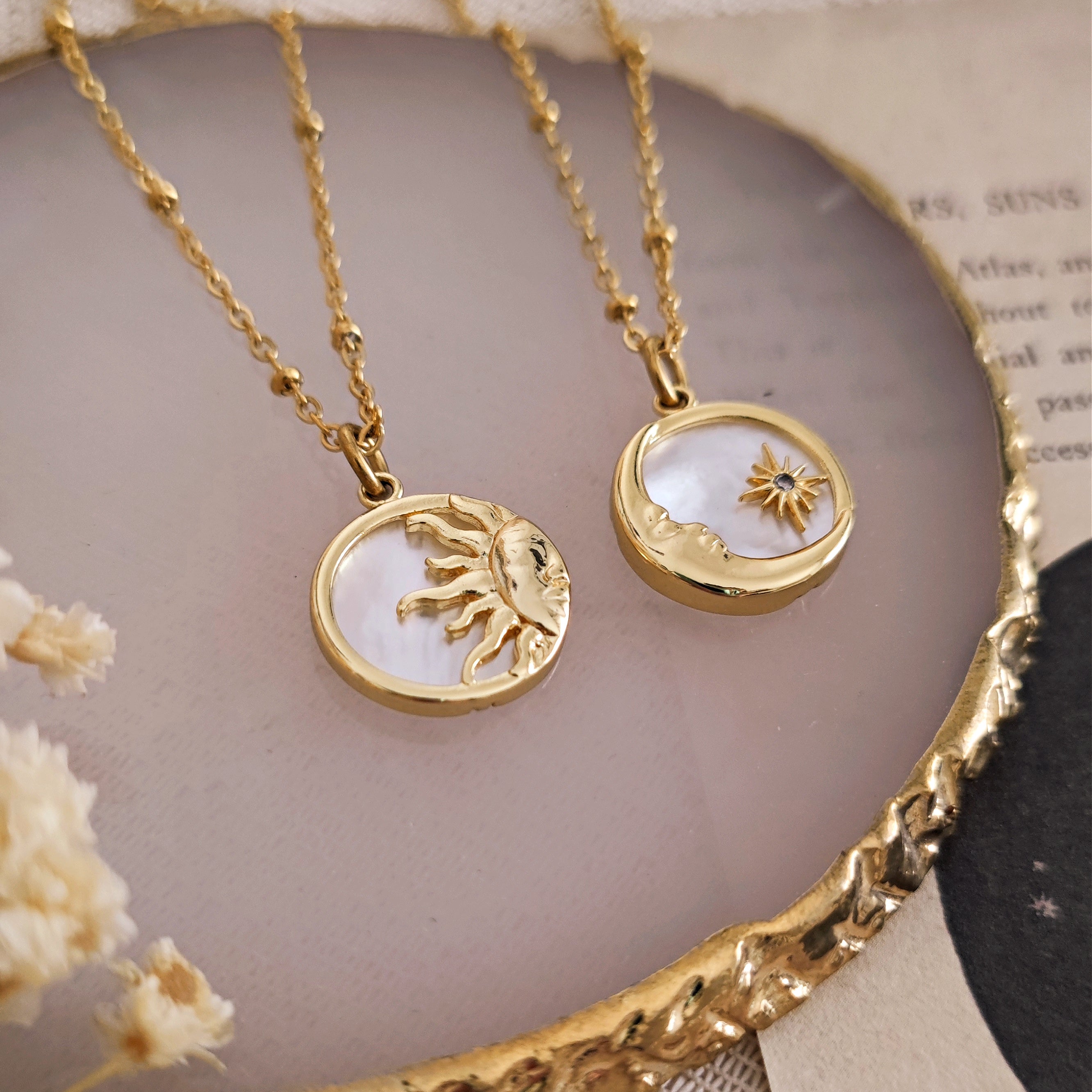 The Goddess of Moon And Sun Necklace – Quintas PH