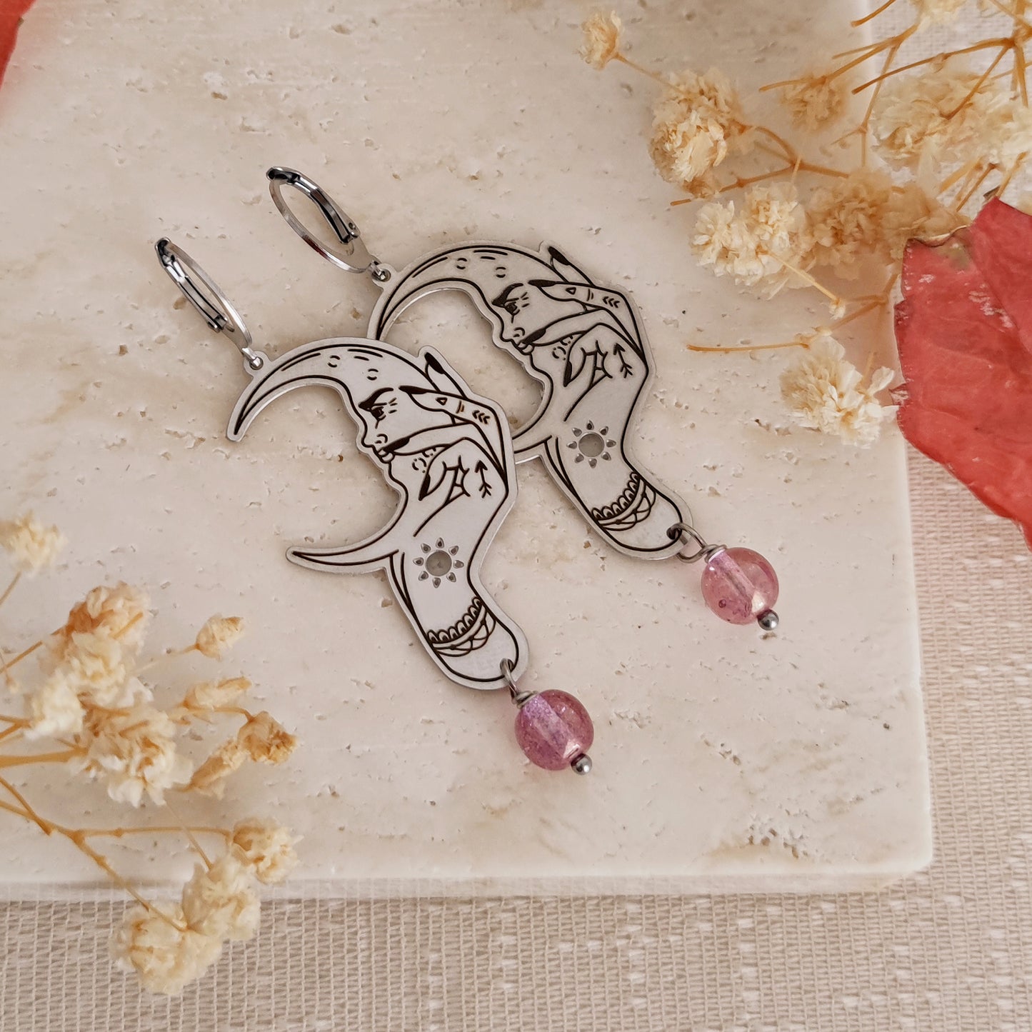  "Fortune Teller" chandelier earrings