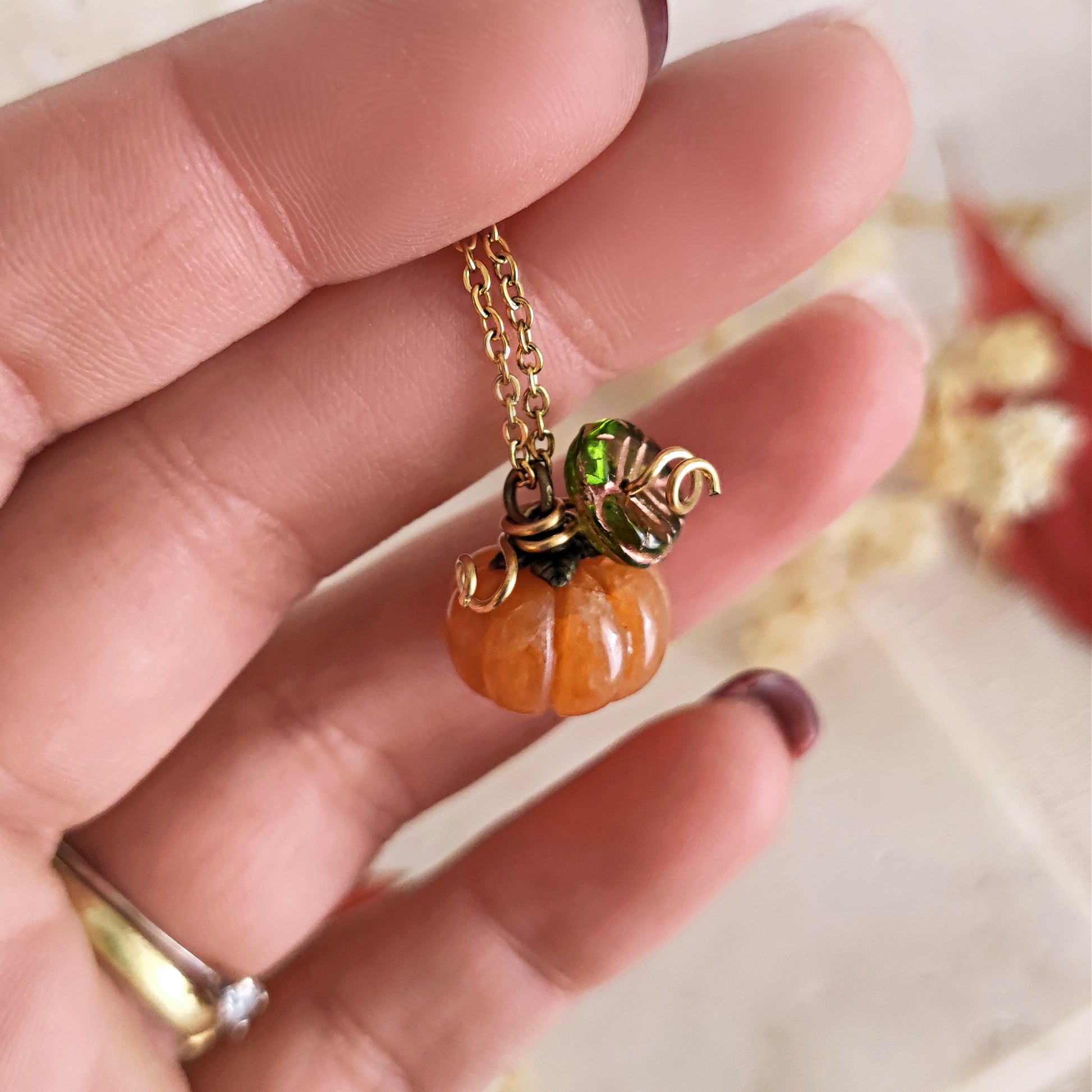 Collana Pumpkin Queen - Small – Lacchiappasognijewelry