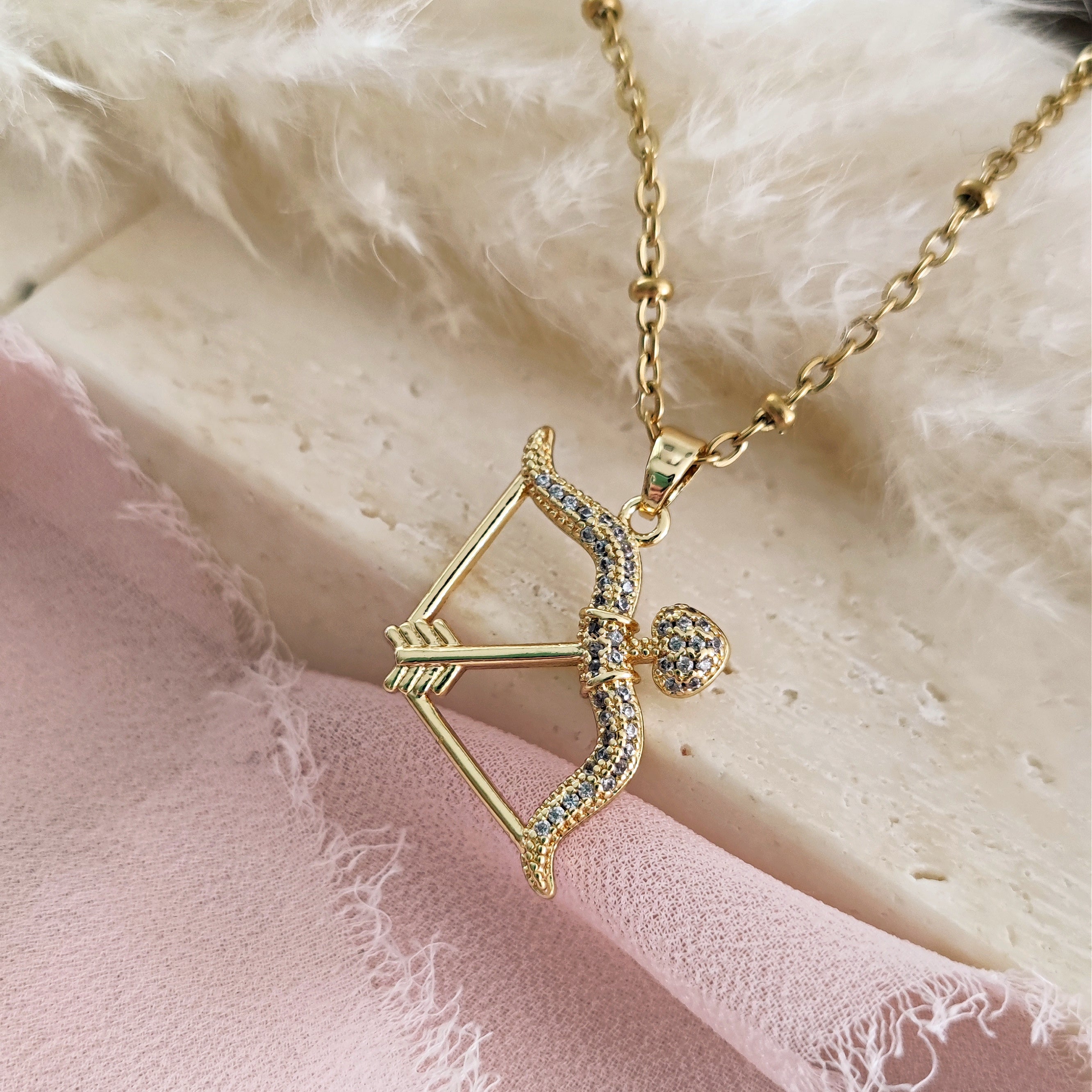 Goddess Of Love hot with Arrow Detail Pendant