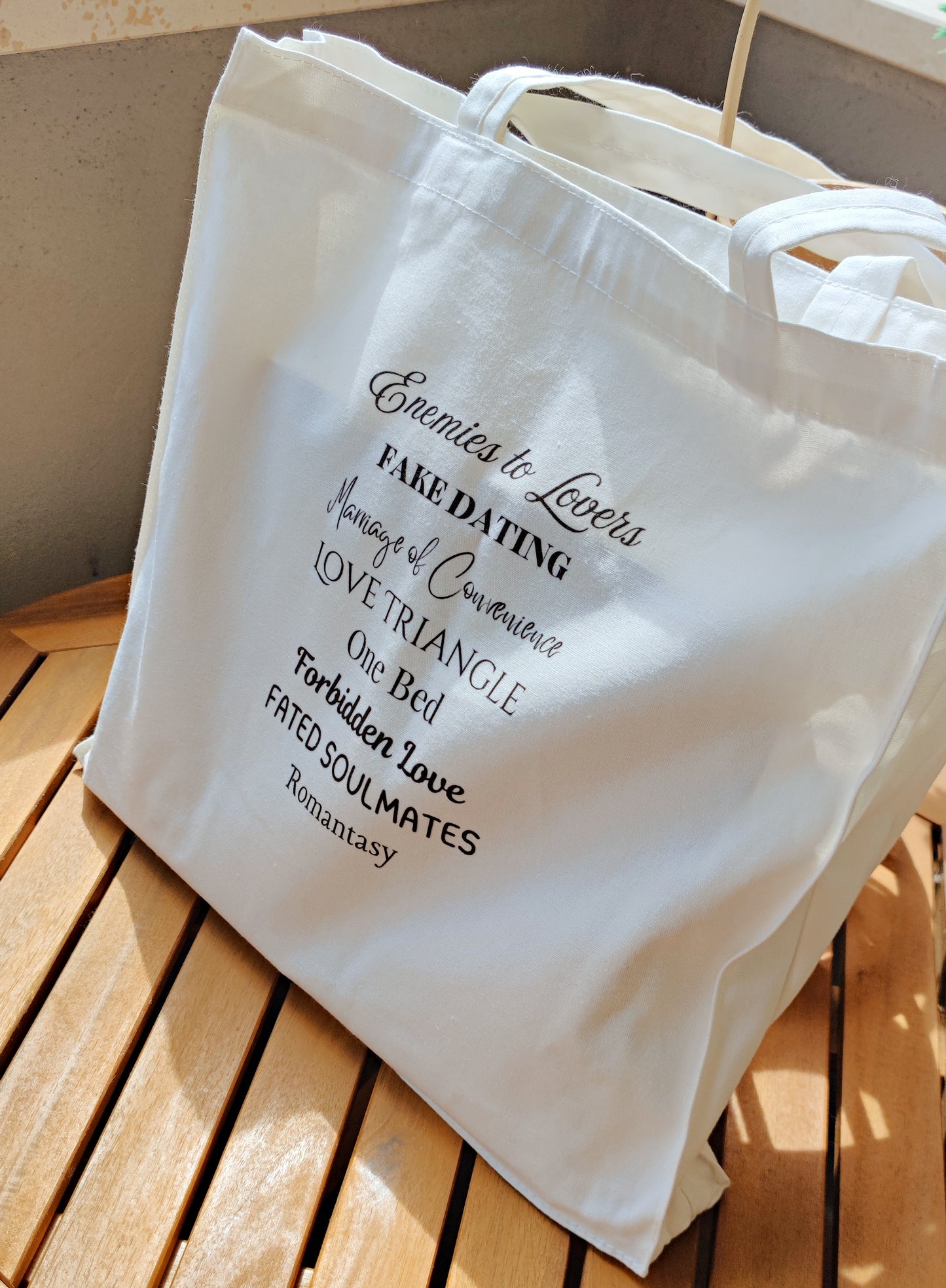 Book Tropes Tote Bag, Bookish Shopping Bag, Romantasy Tote Bag, Book Lovers Aesthetic, Dark Academia, Bookish Gift, Enemies to Lovers