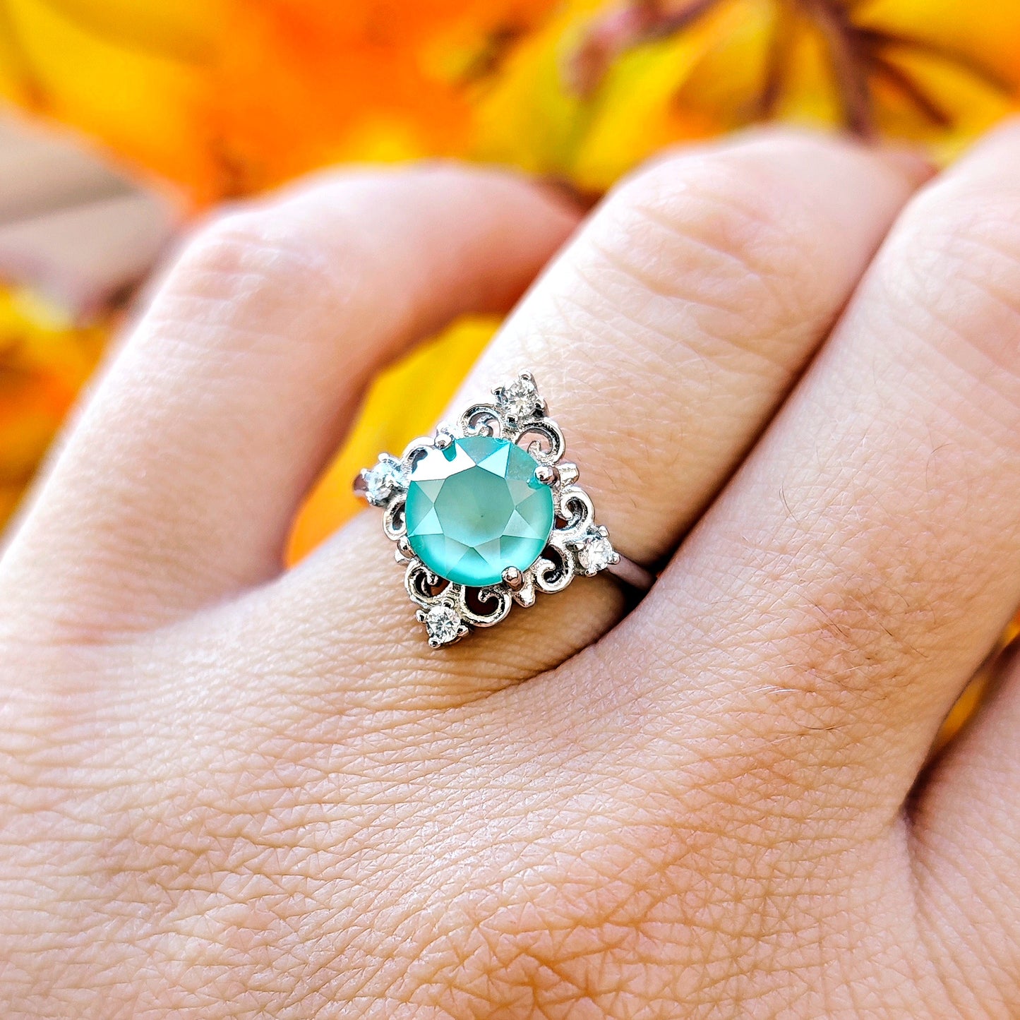"The Snow Queen" Ring, 925 Sterling Silver