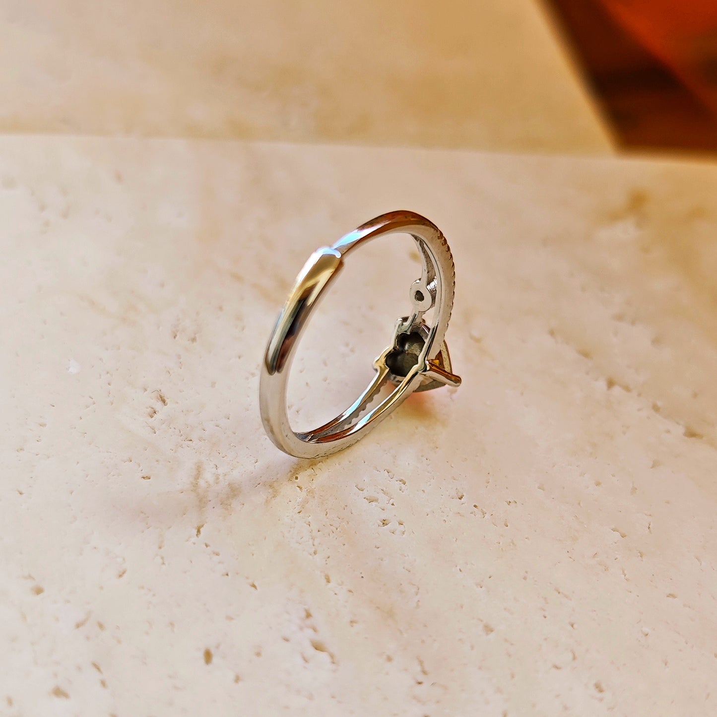 "Thumbelina" Ring, 925 Sterling Silver