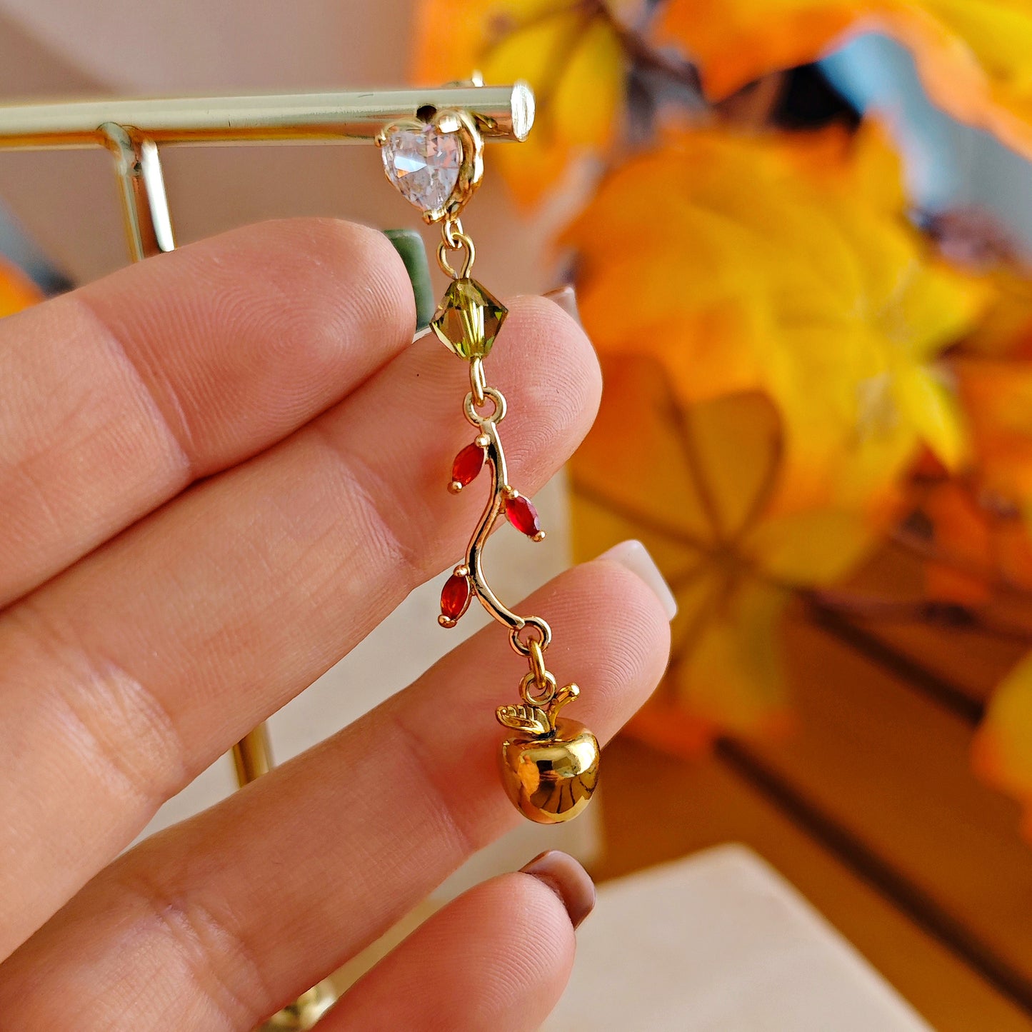 "Looking-glass on the wall" Earrings