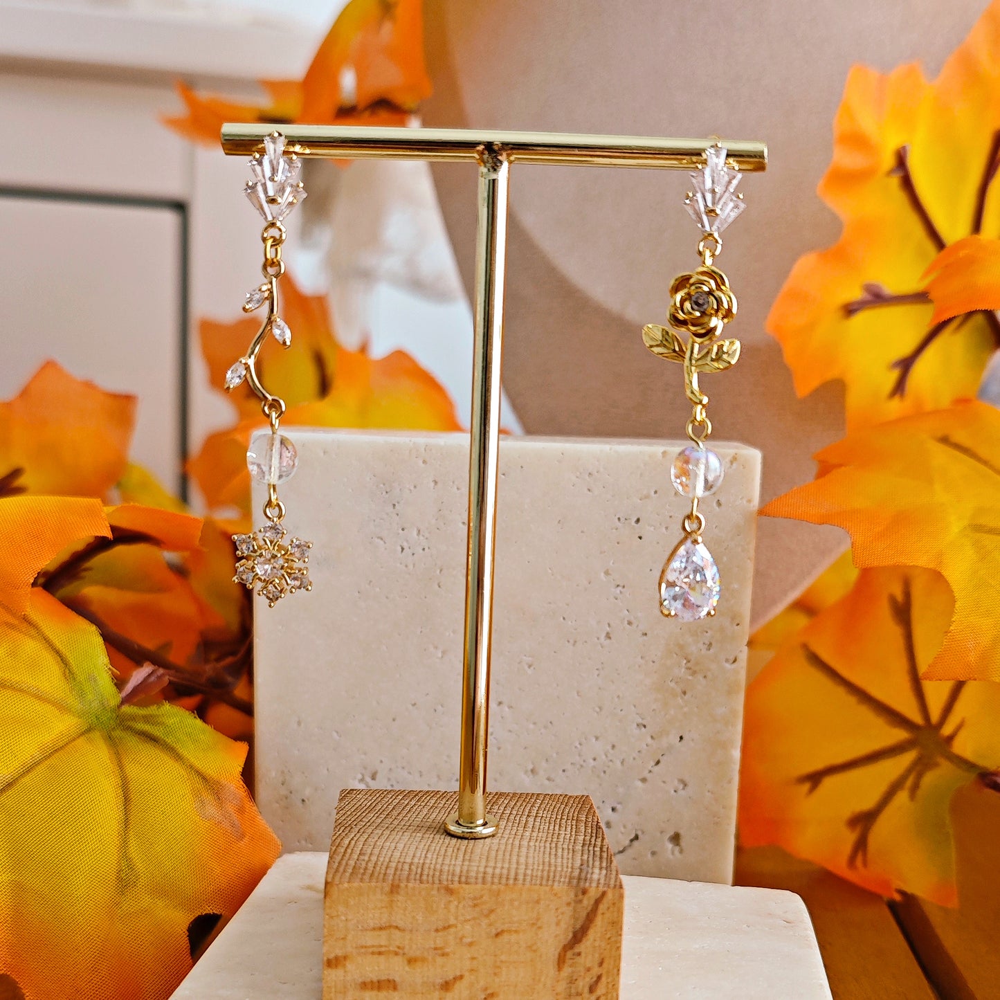 "Quest in the Snow" Earrings