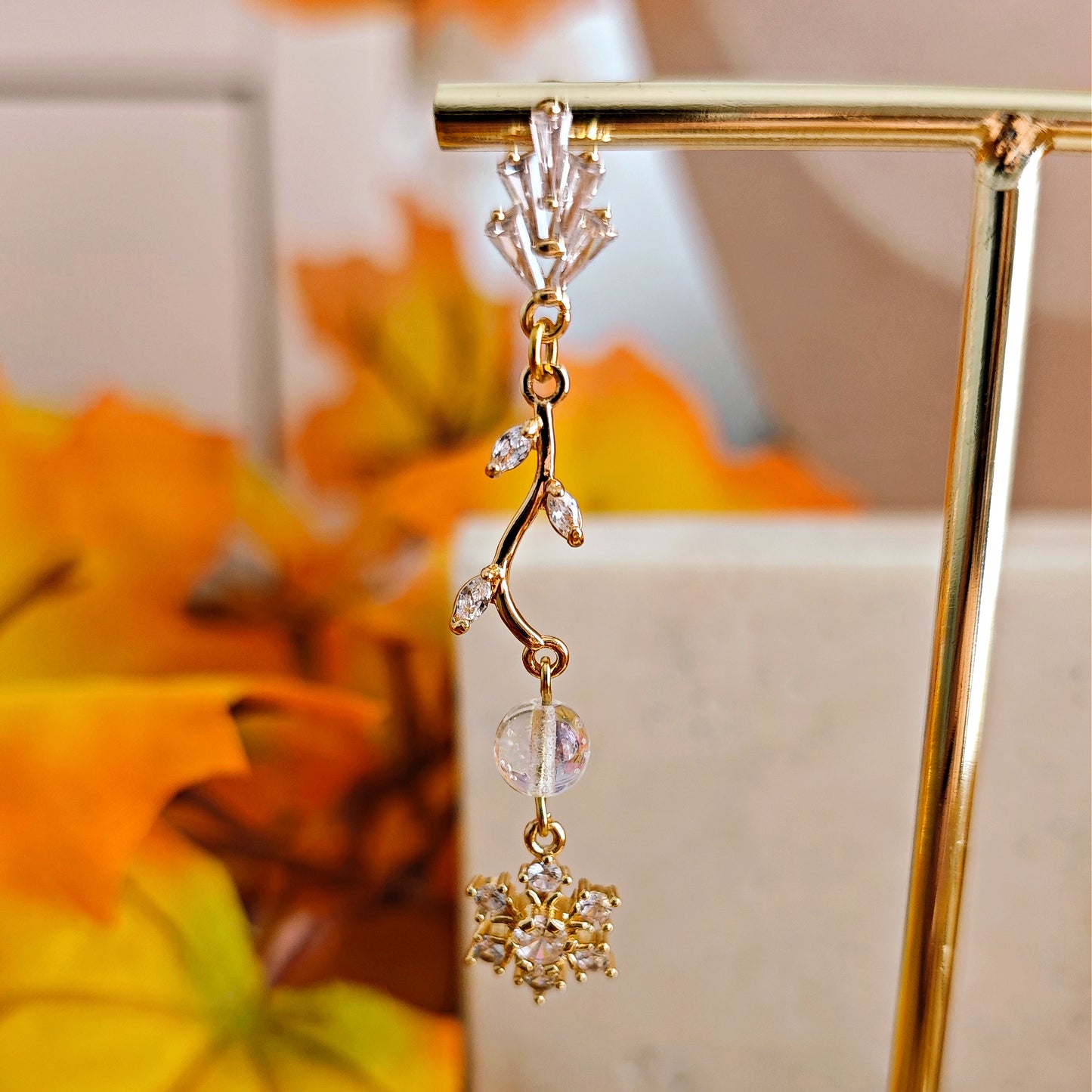 "Quest in the Snow" Earrings