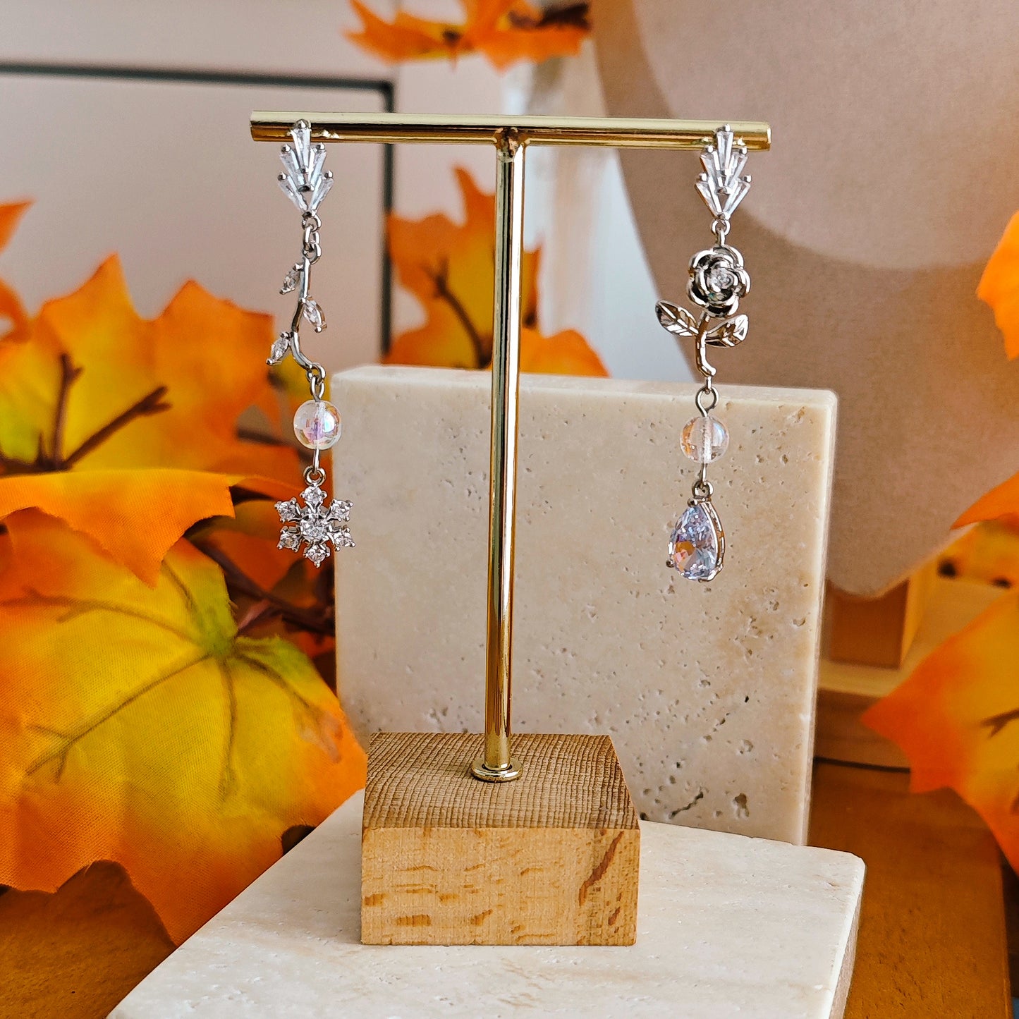 "Quest in the Snow" Earrings