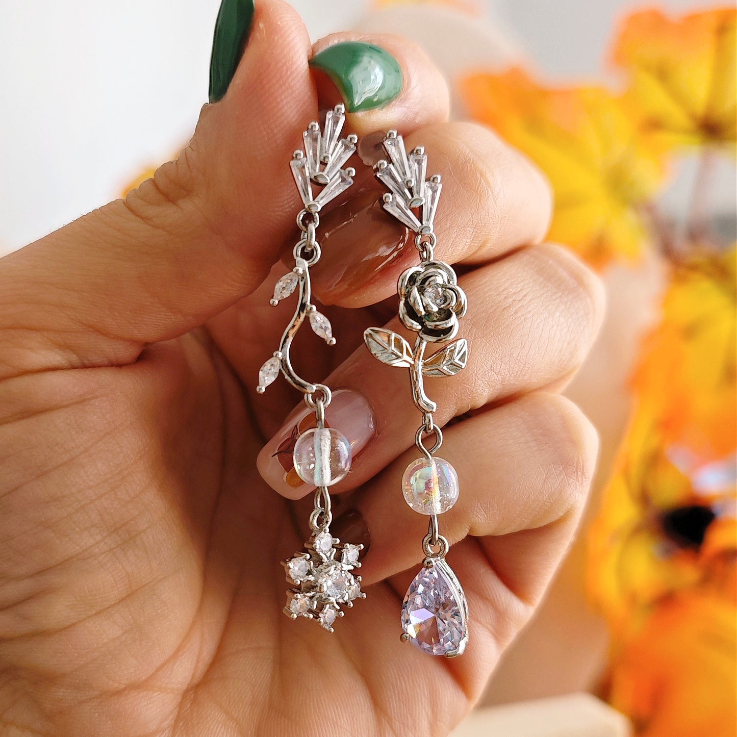 "Quest in the Snow" Earrings