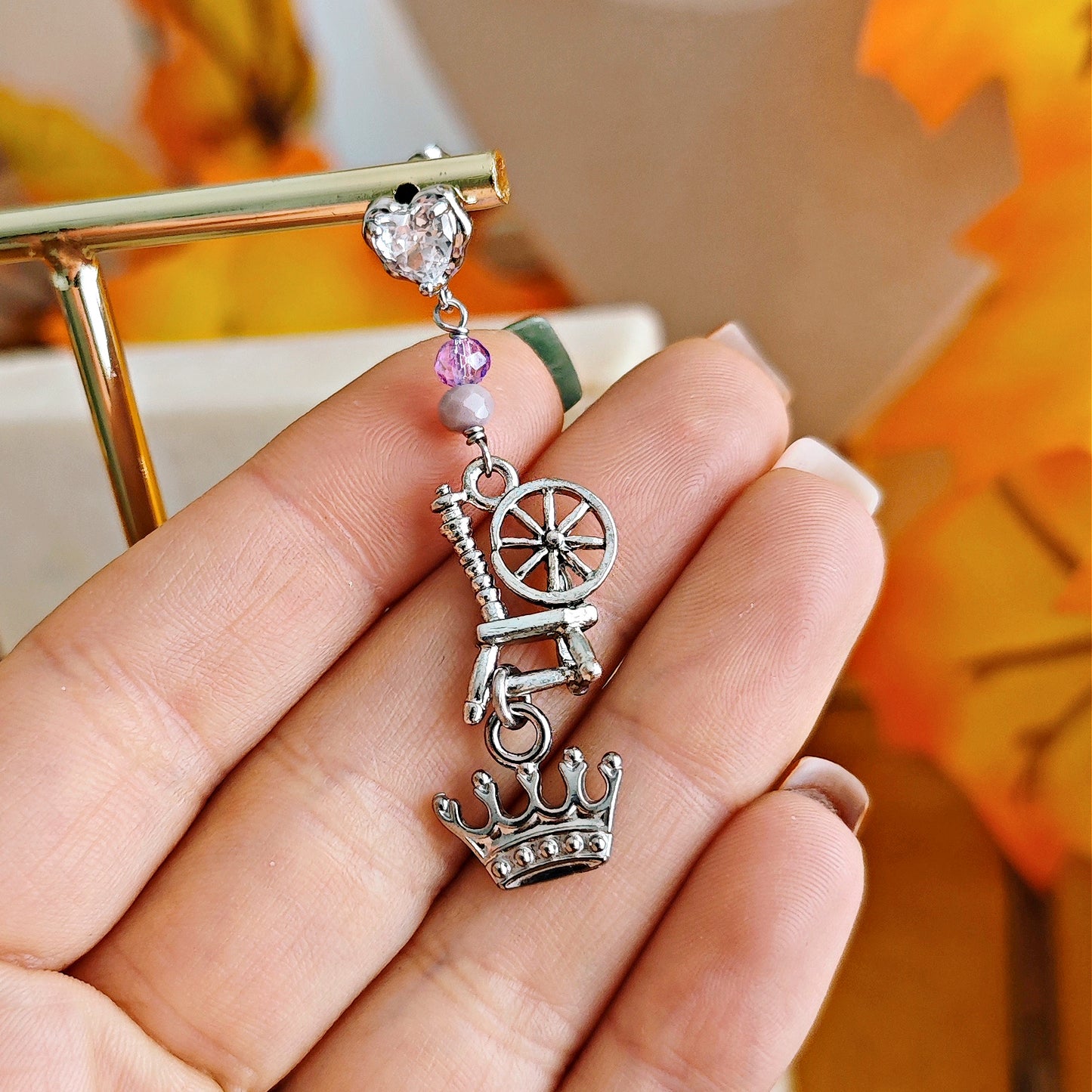 "A Rose in the Castle" Earrings