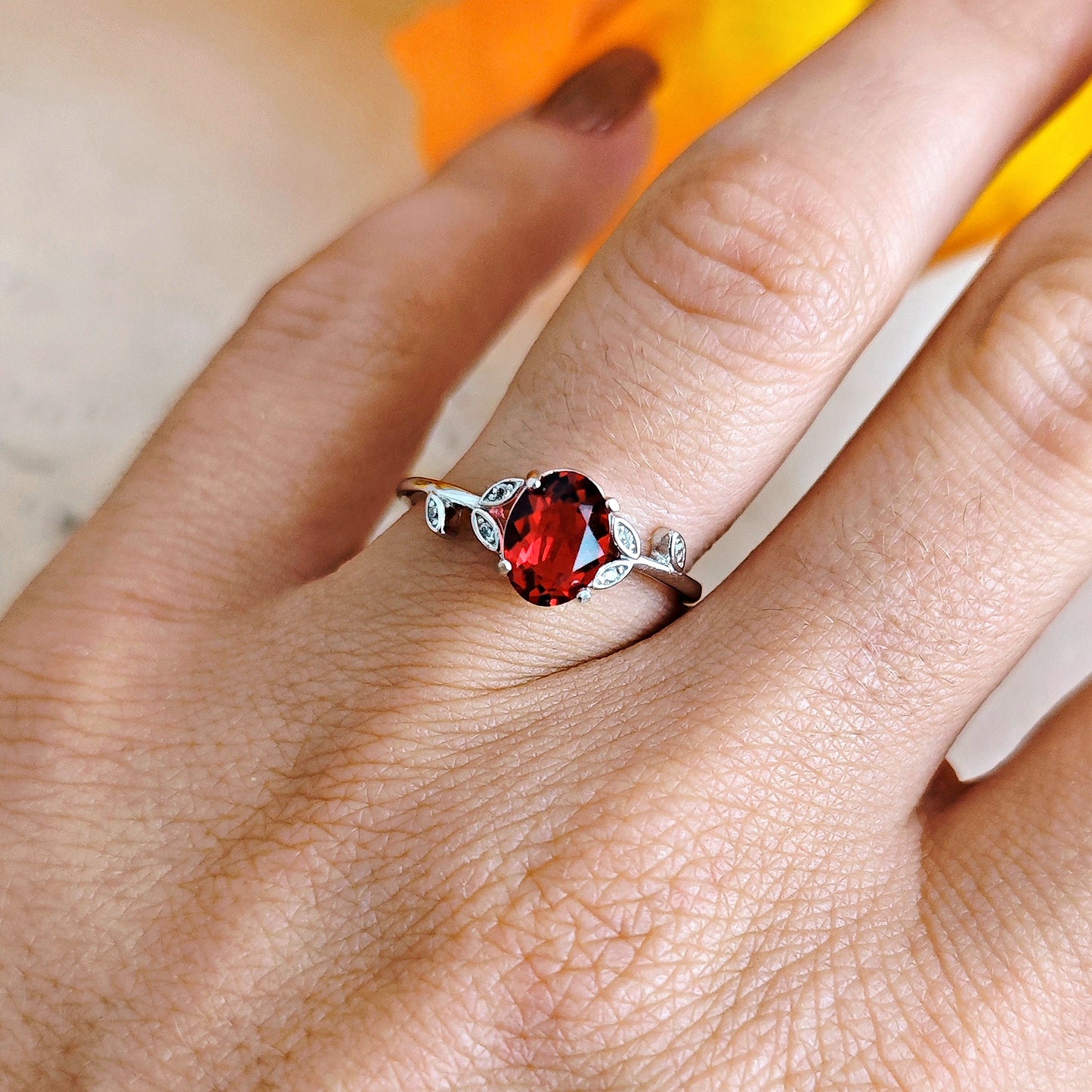 Anello "Red Riding Hood" in argento 925