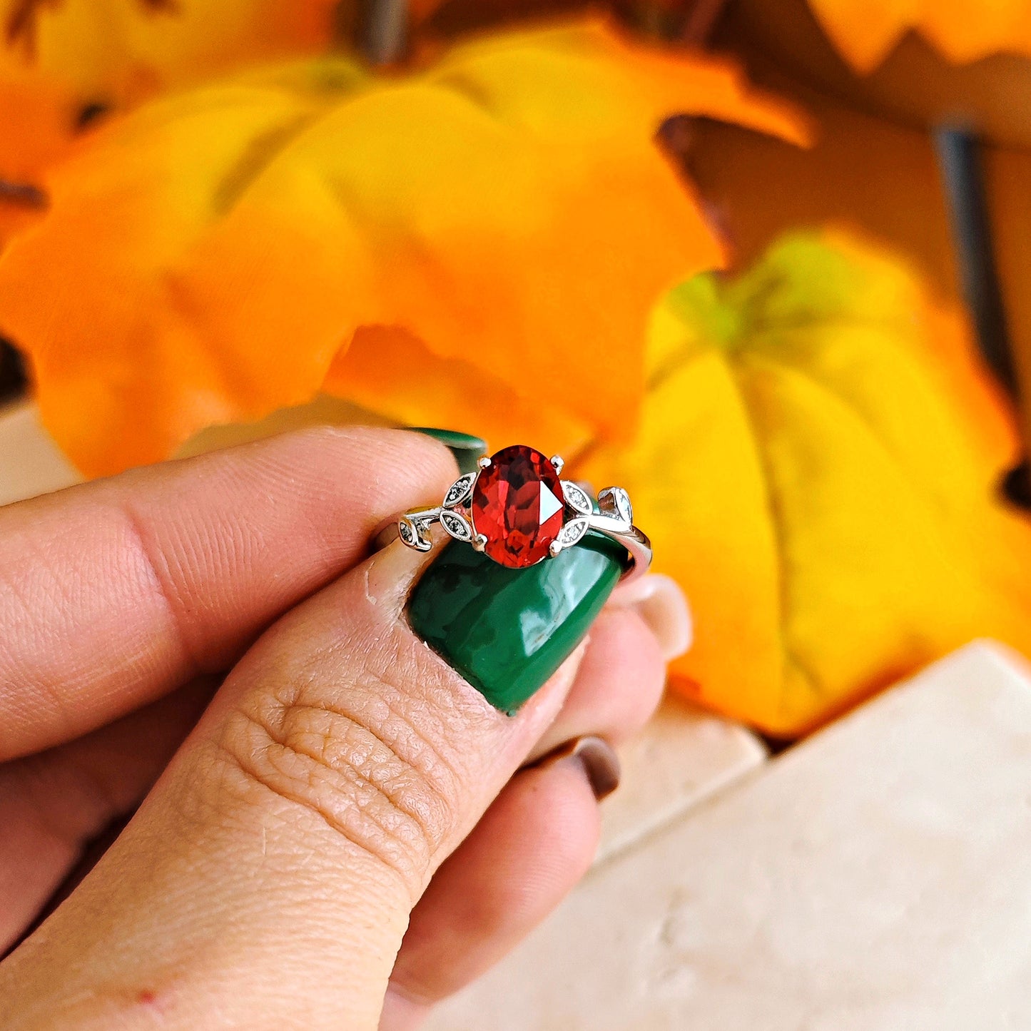 Anello "Red Riding Hood" in argento 925