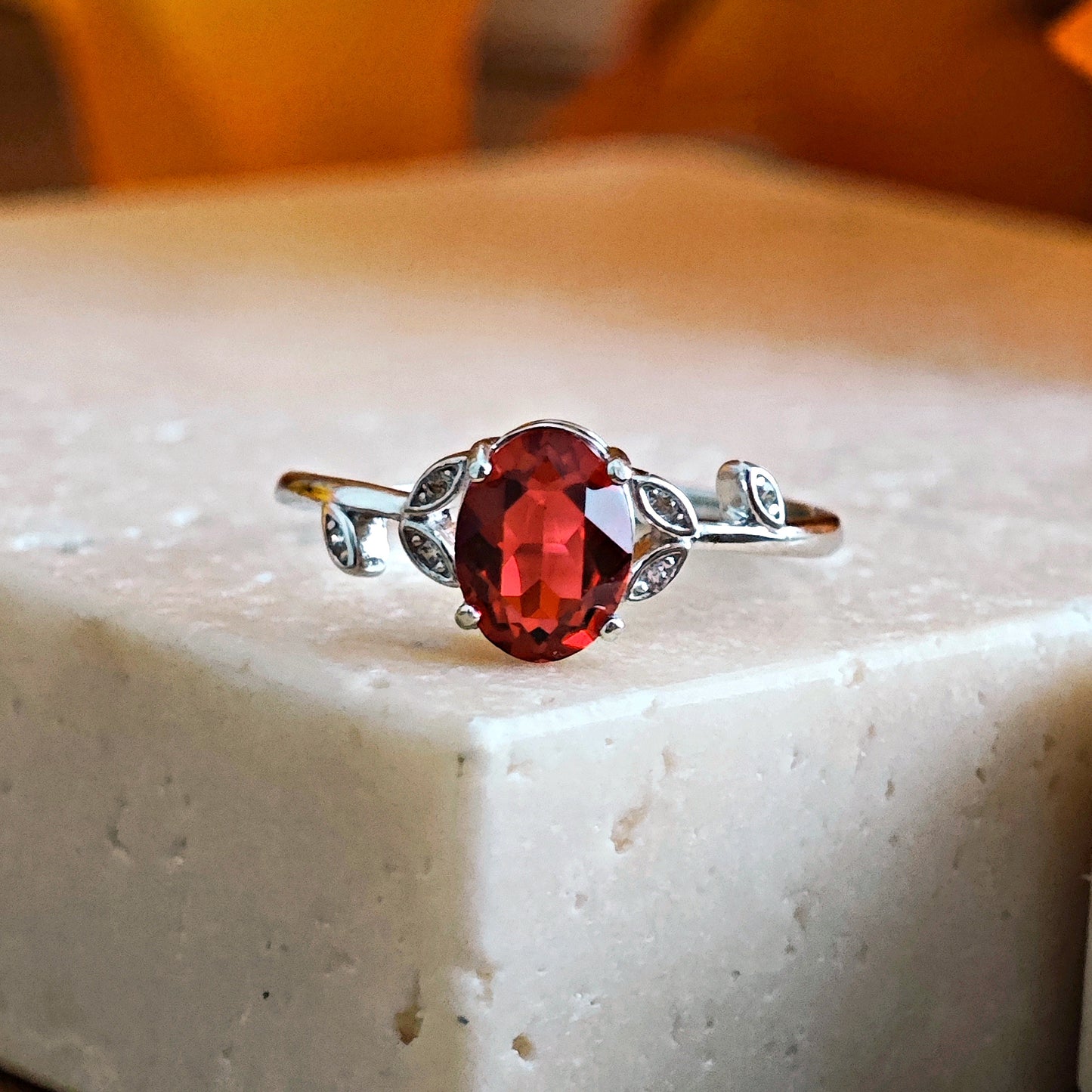 Anello "Red Riding Hood" in argento 925