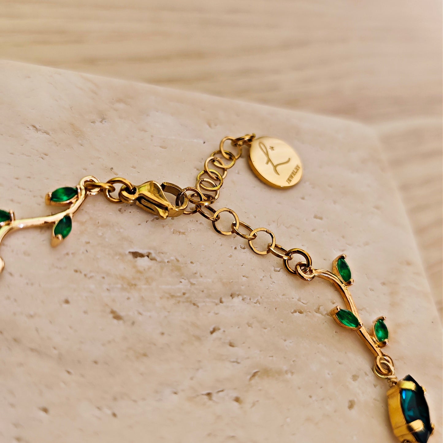 Inserzione riservata bracciale + orecchini "Leafy" ♥