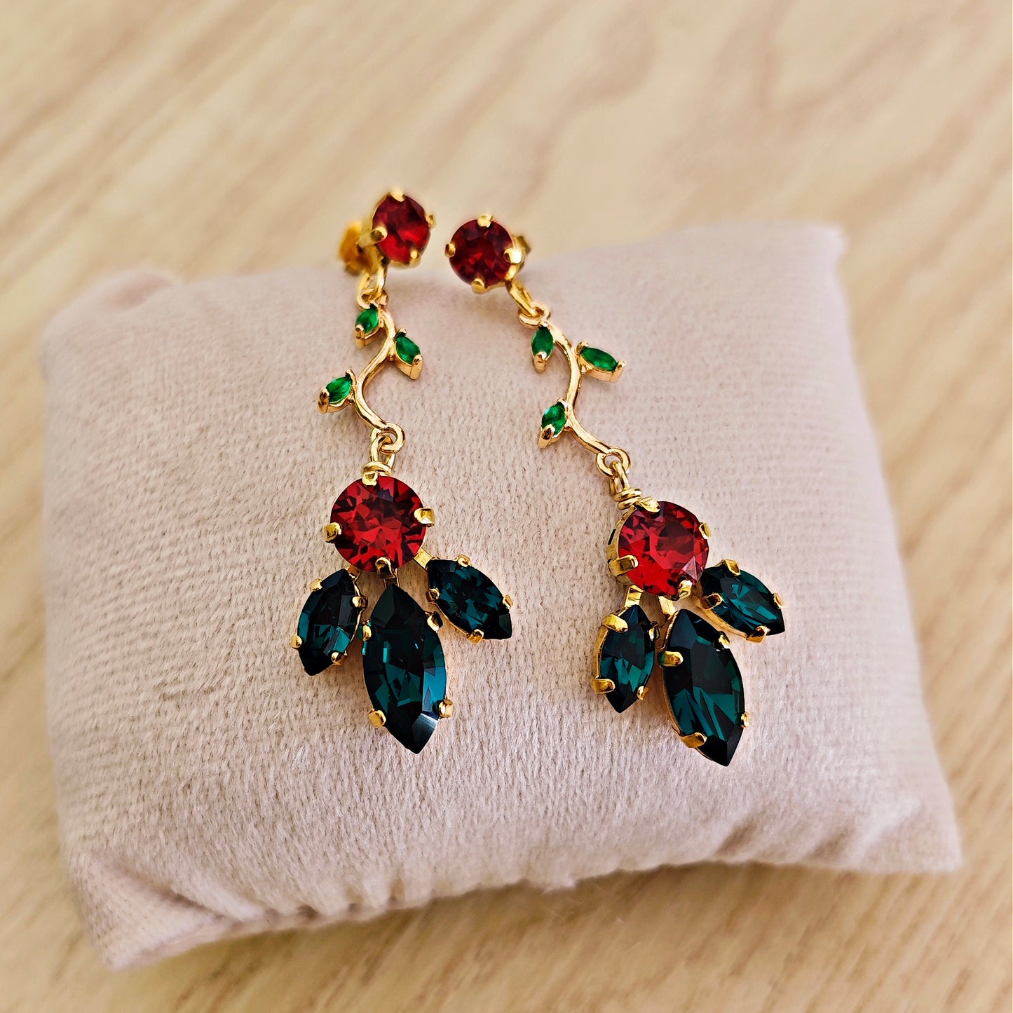 Inserzione riservata bracciale + orecchini "Leafy" ♥