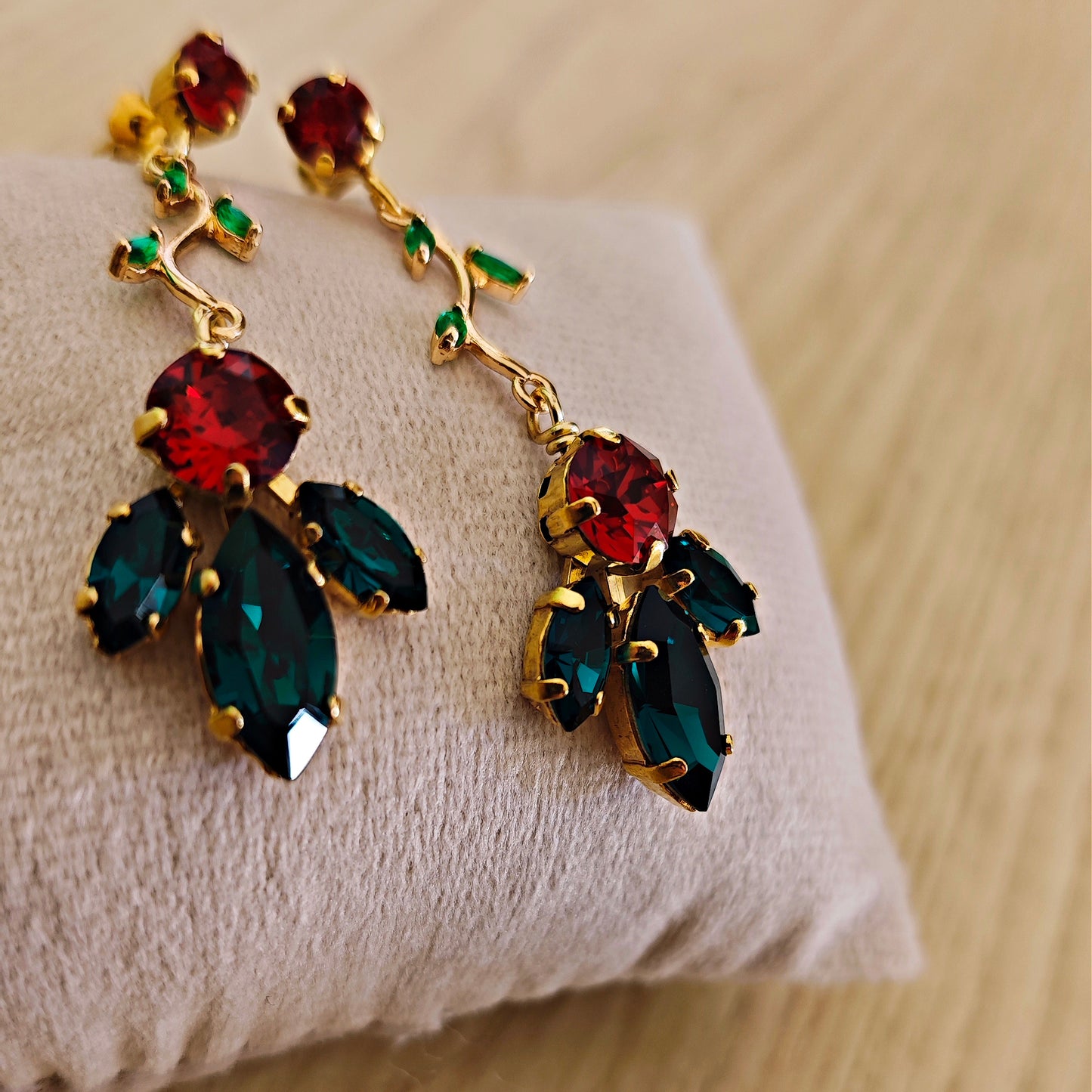 Inserzione riservata bracciale + orecchini "Leafy" ♥