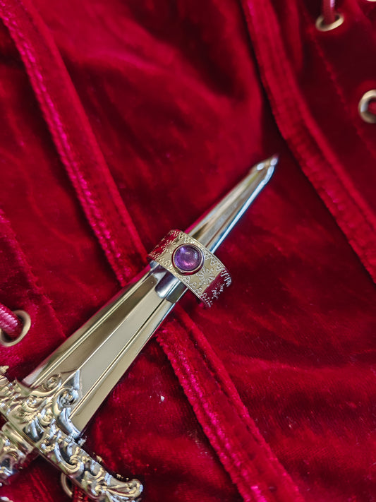 Anello Ametista "The Star Seer"