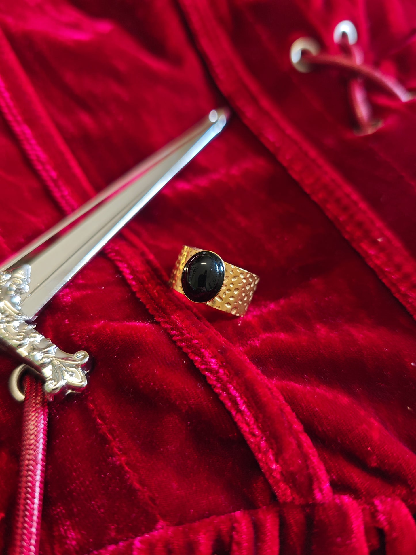 "Black Oath" Onyx Ring