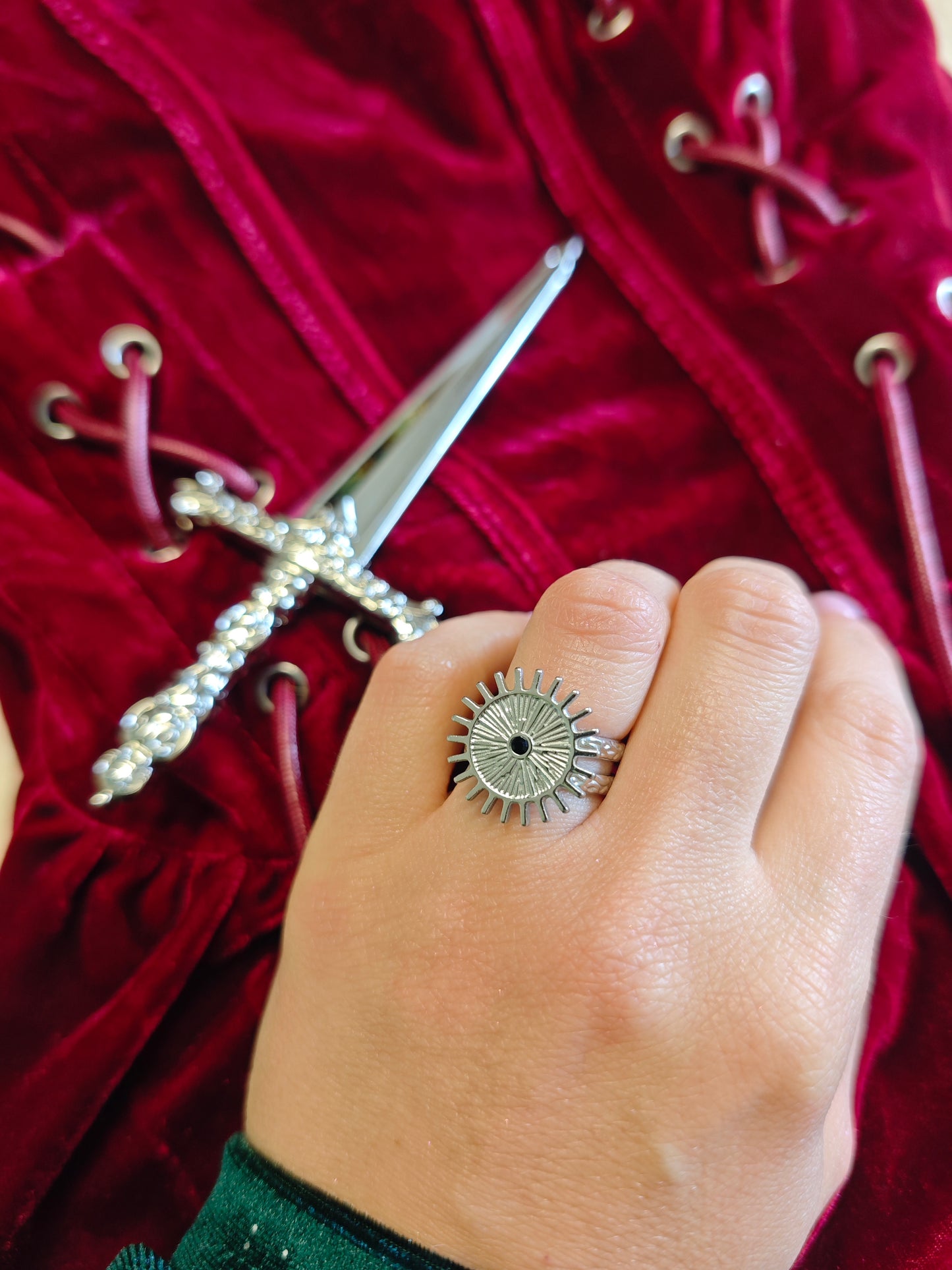 "The Divided Knight" Ring