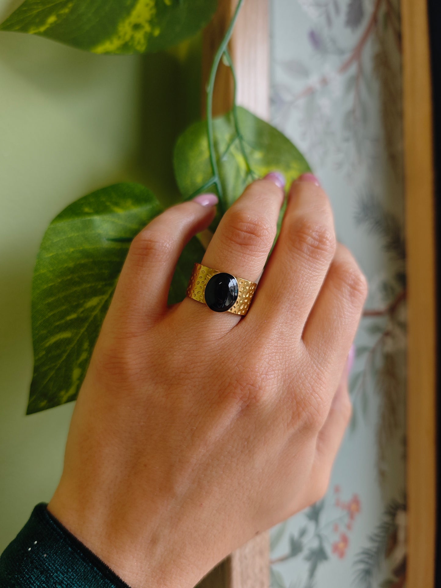 "Black Oath" Onyx Ring