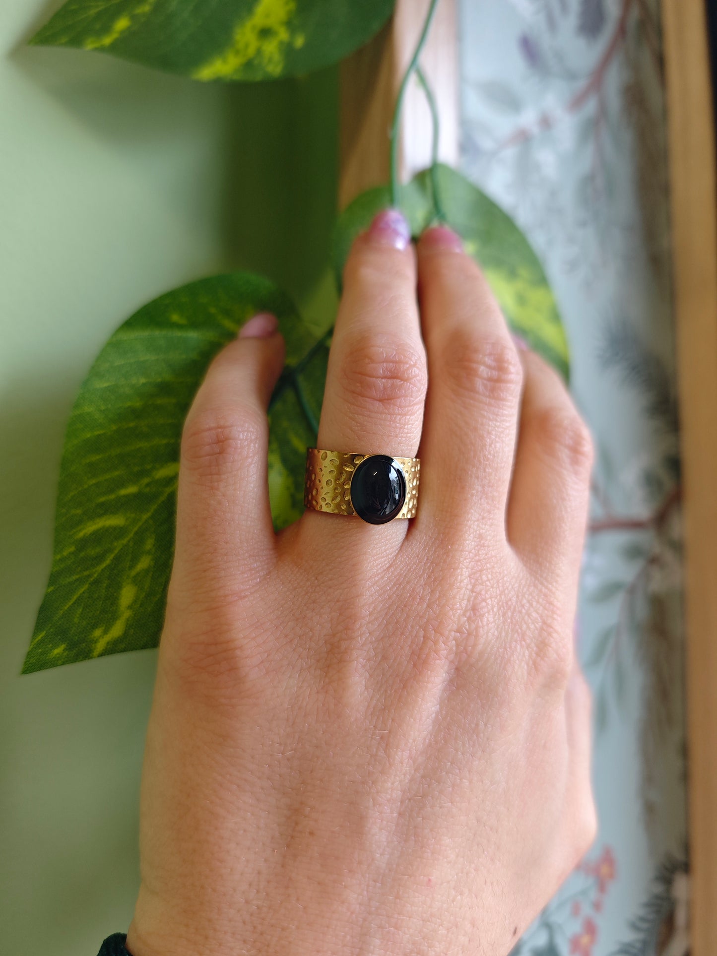 "Black Oath" Onyx Ring
