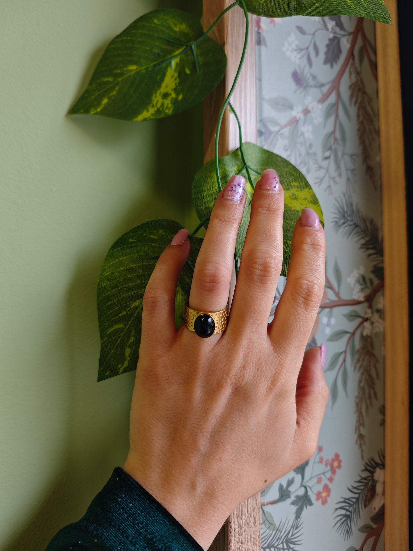 "Black Oath" Onyx Ring